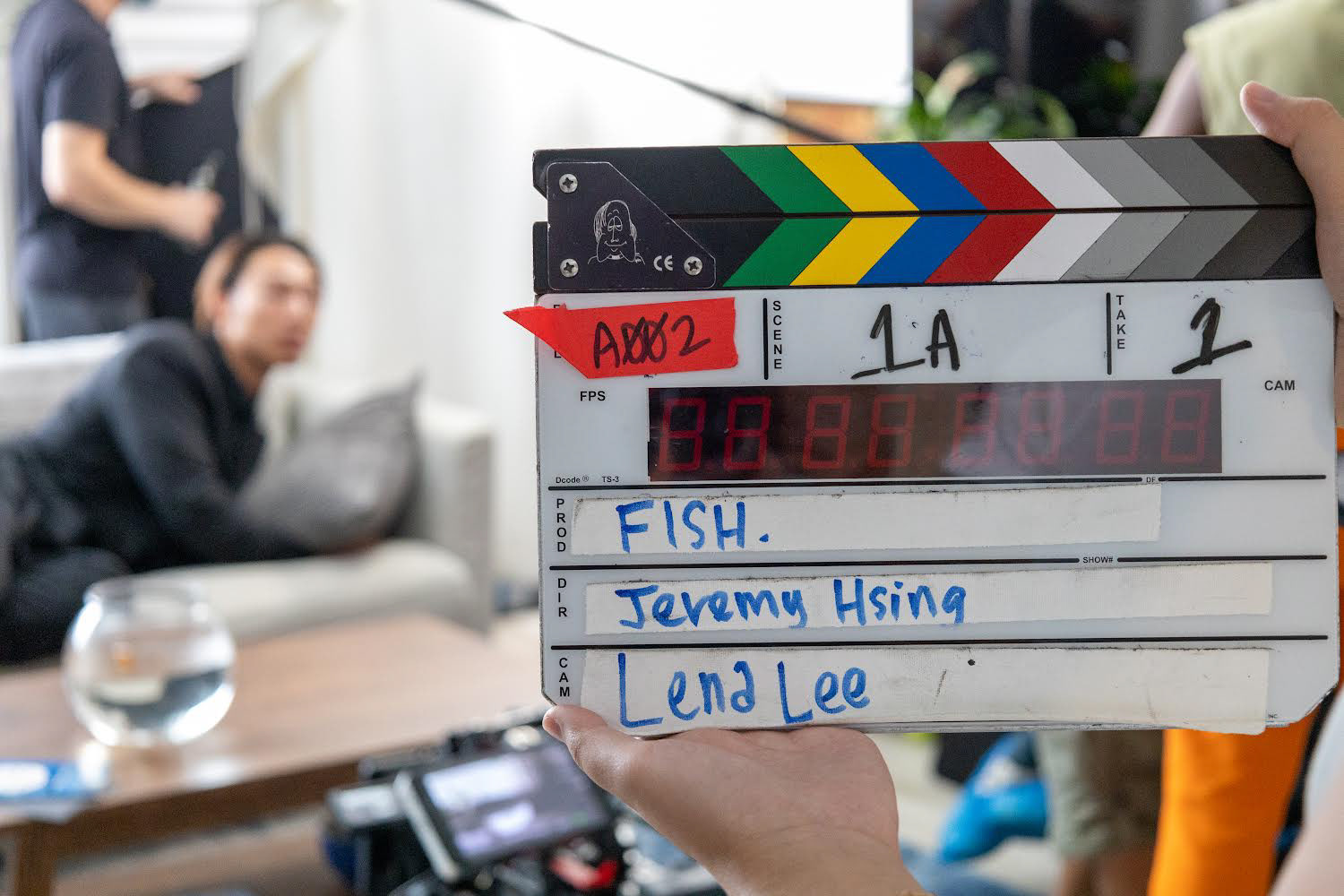 BTS shot of my short film FISH (2023)