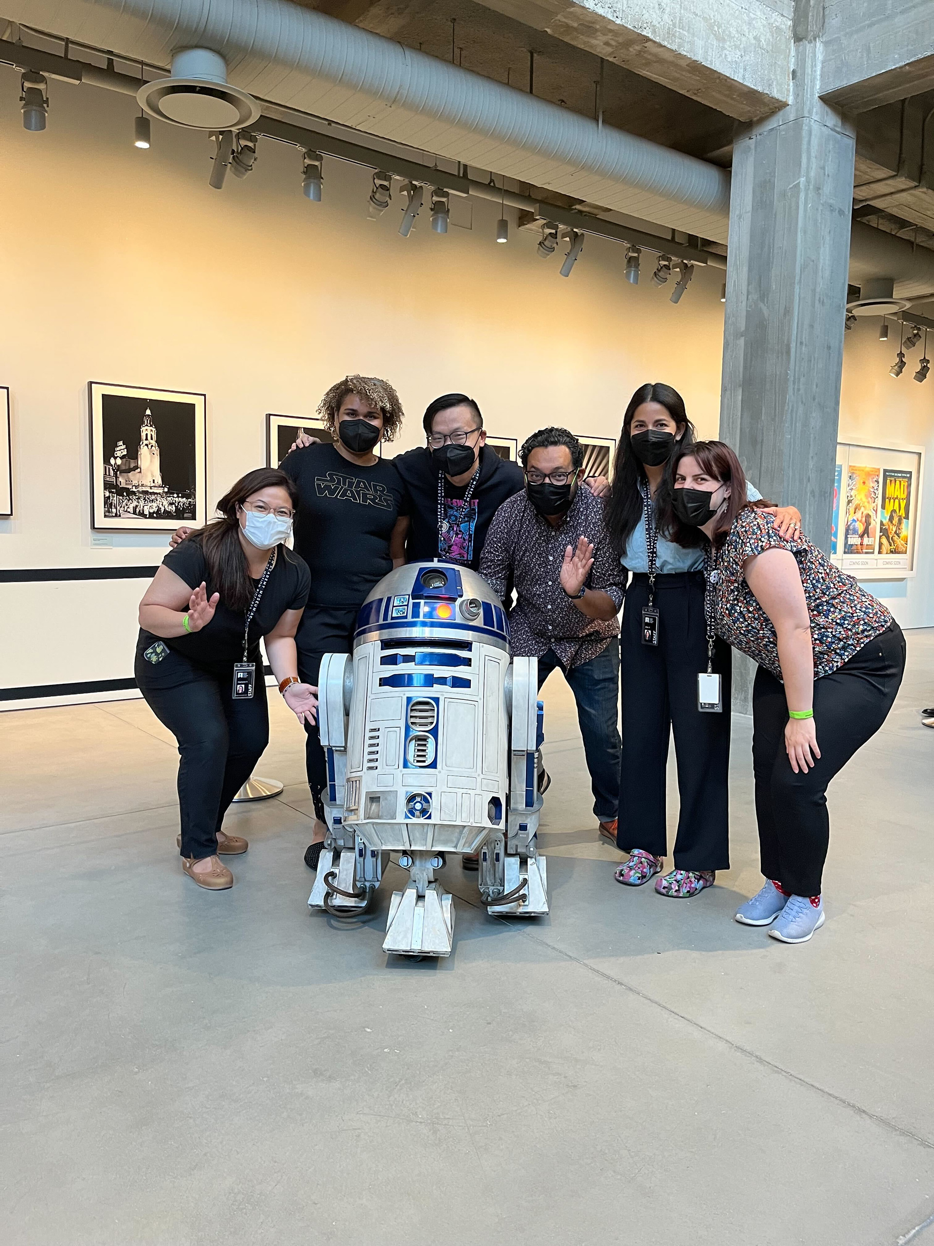 Picture with my bosses back when I interned at the Academy Museum of Motion Pictures