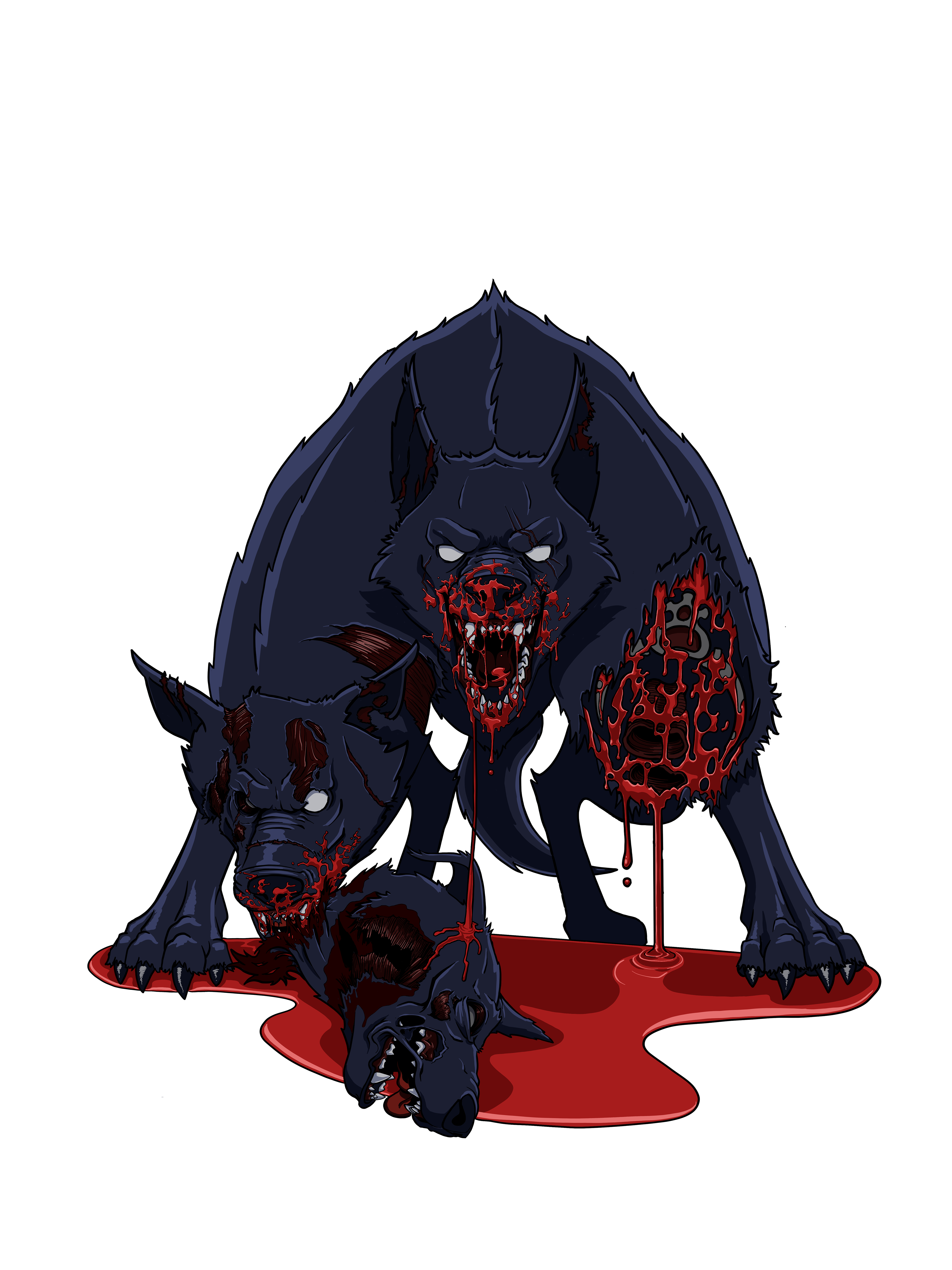 Disloyal Cerberus Illustration