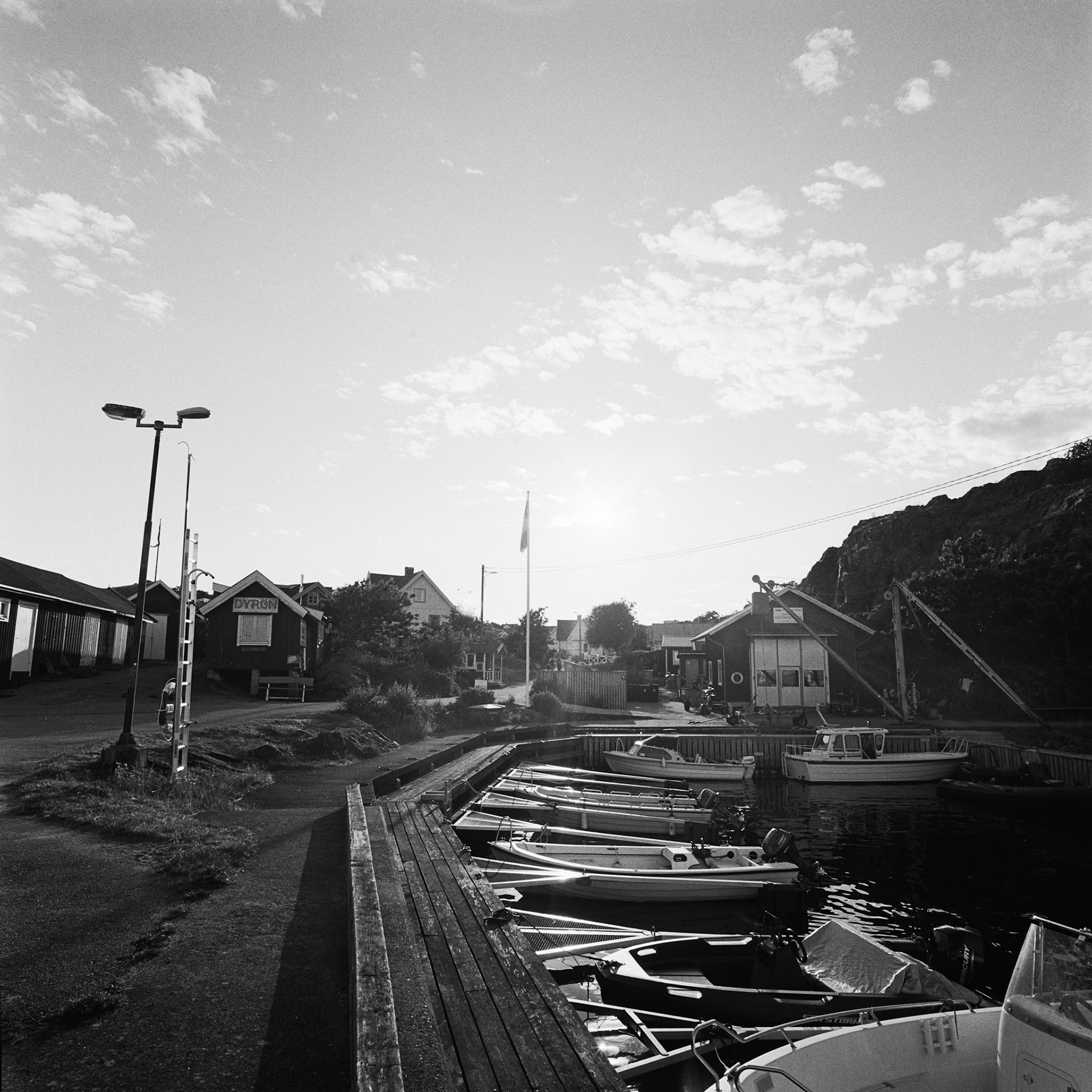 Stora Dyrön, södra hamn