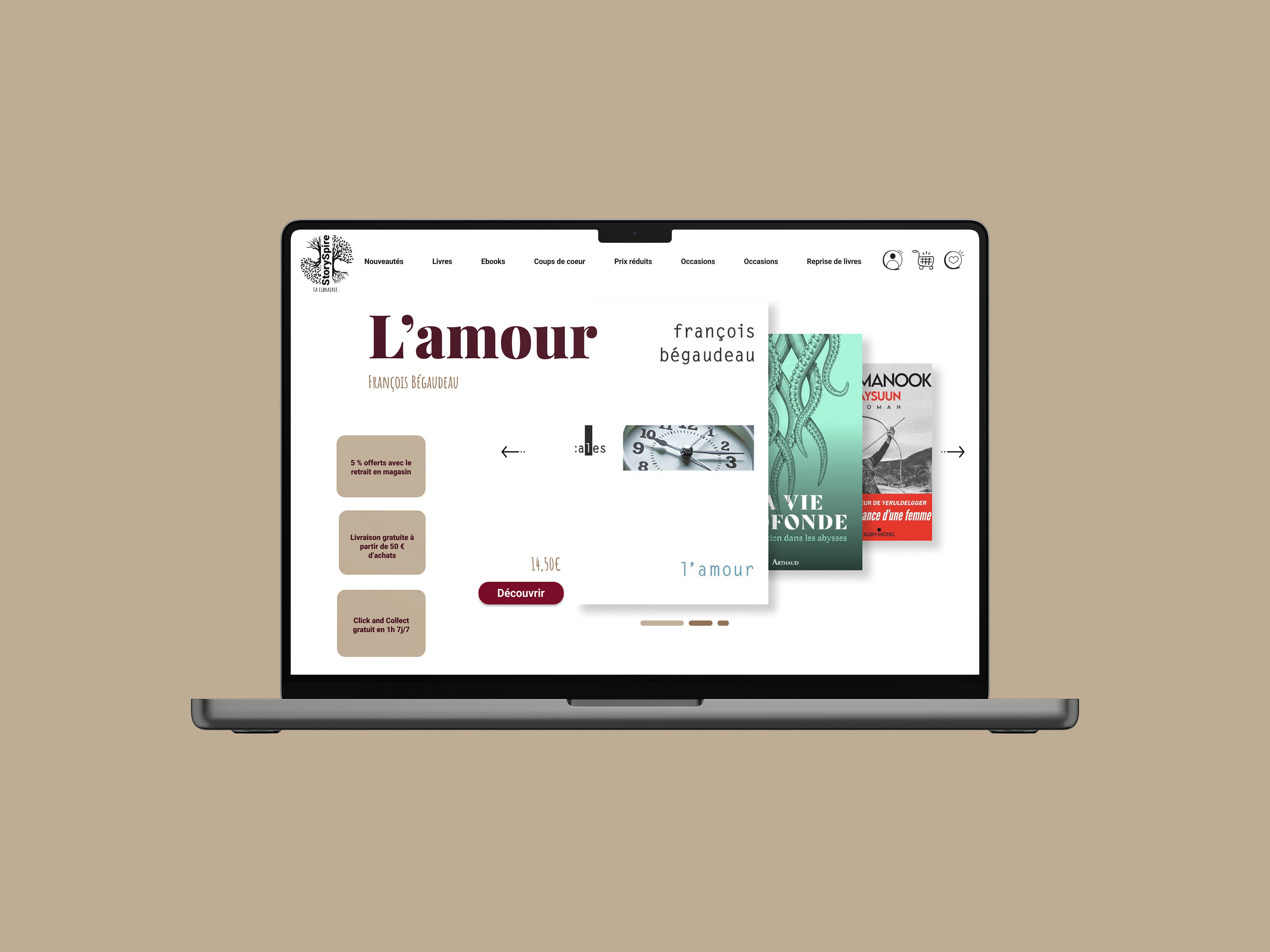 home page