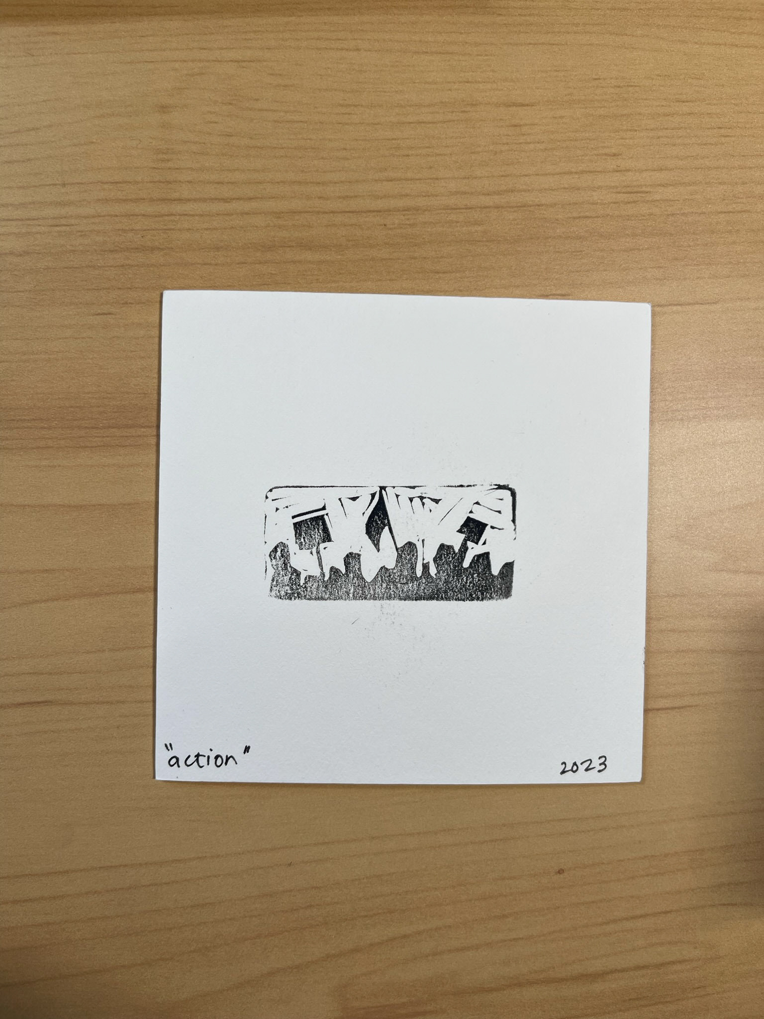 #print