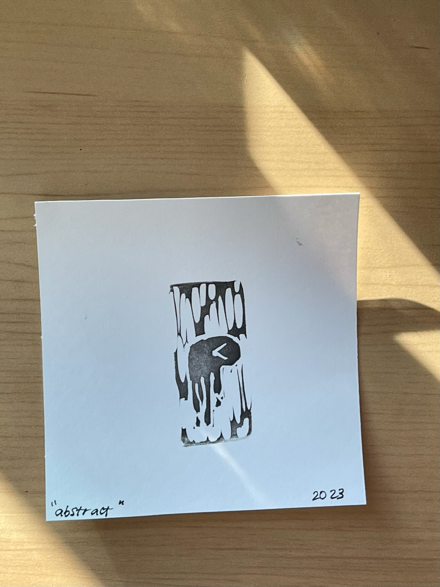 #print