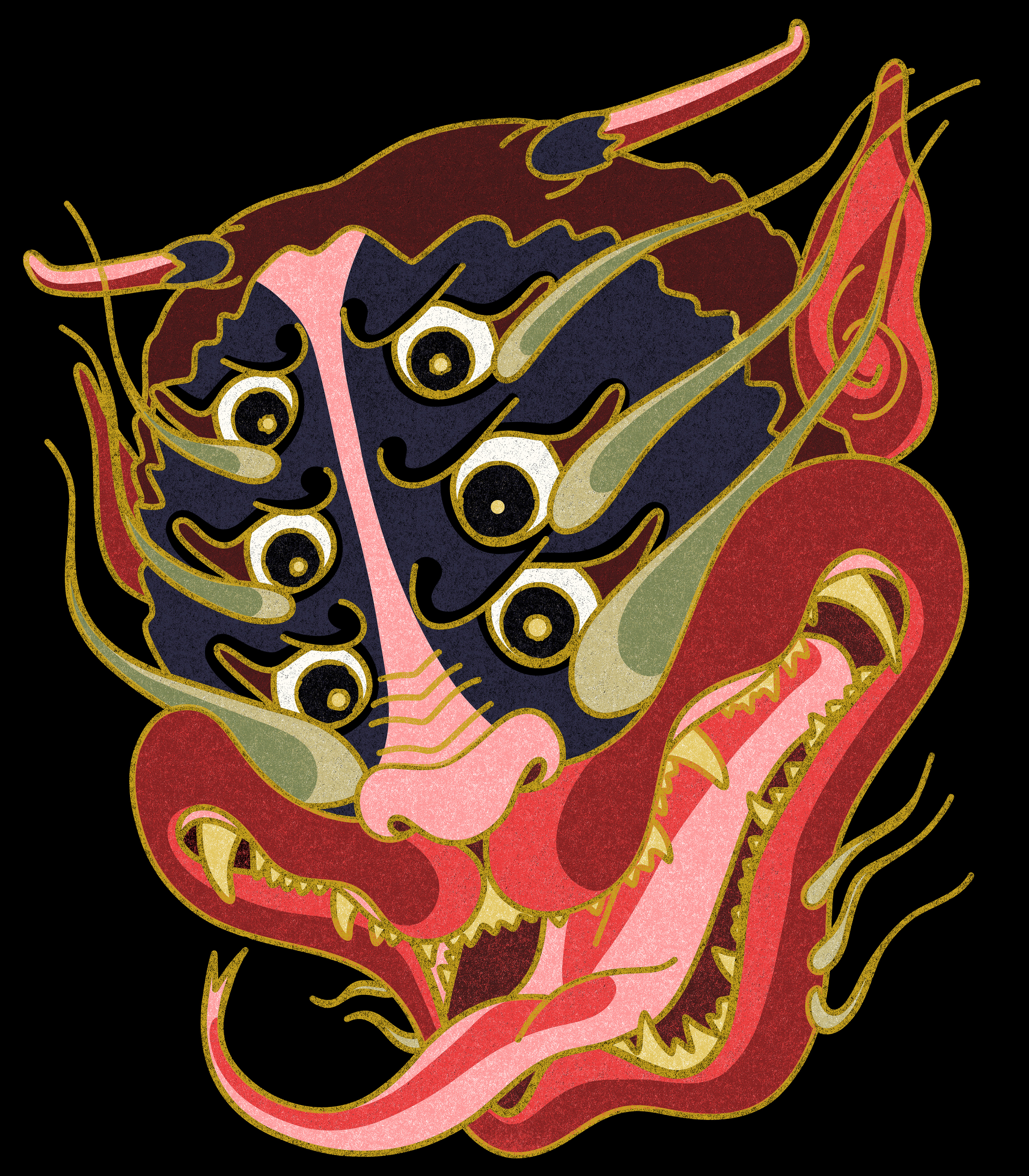 T-Shirt - Show your demons (dark)