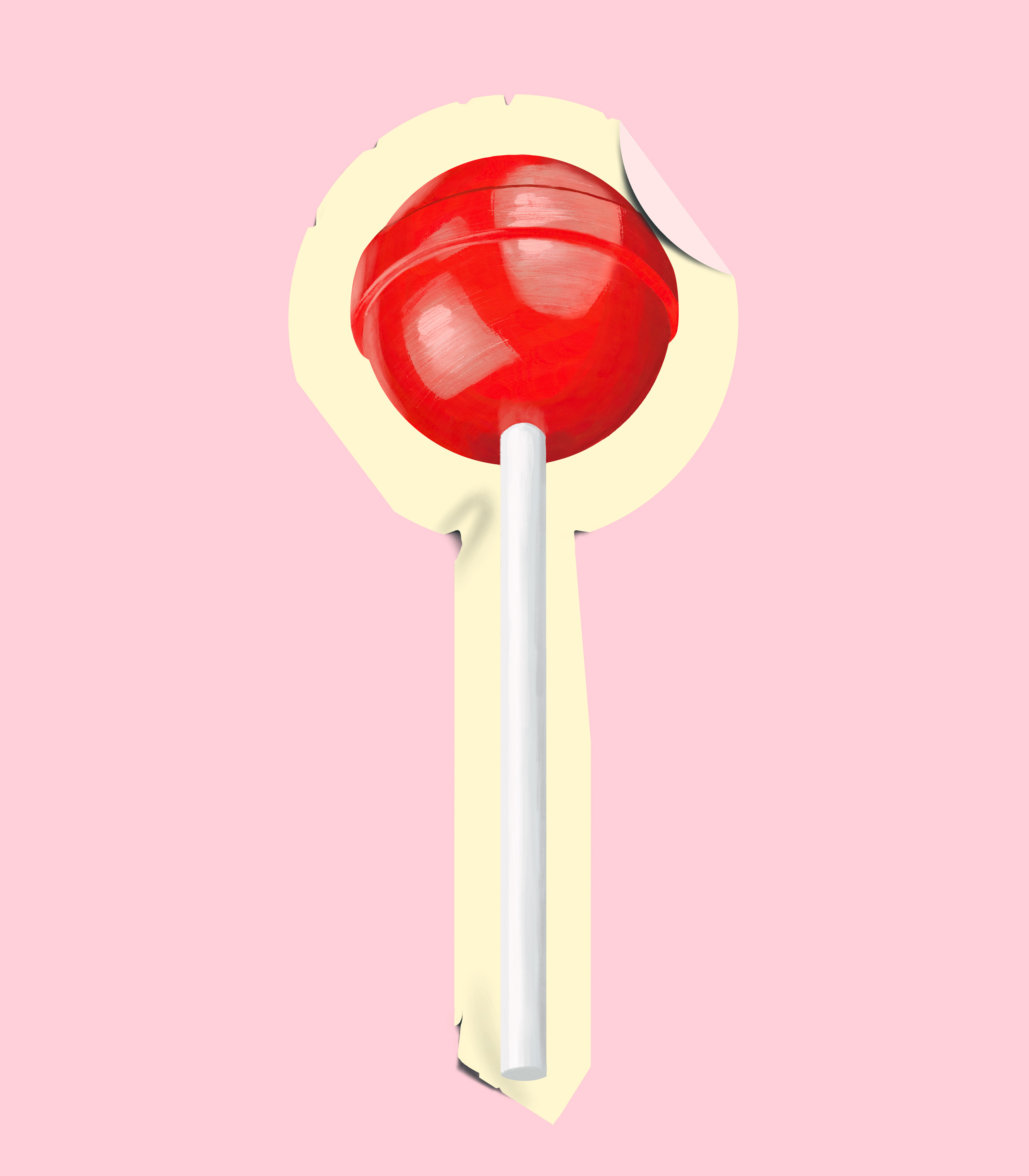 T-shirt - Lollipop sticker