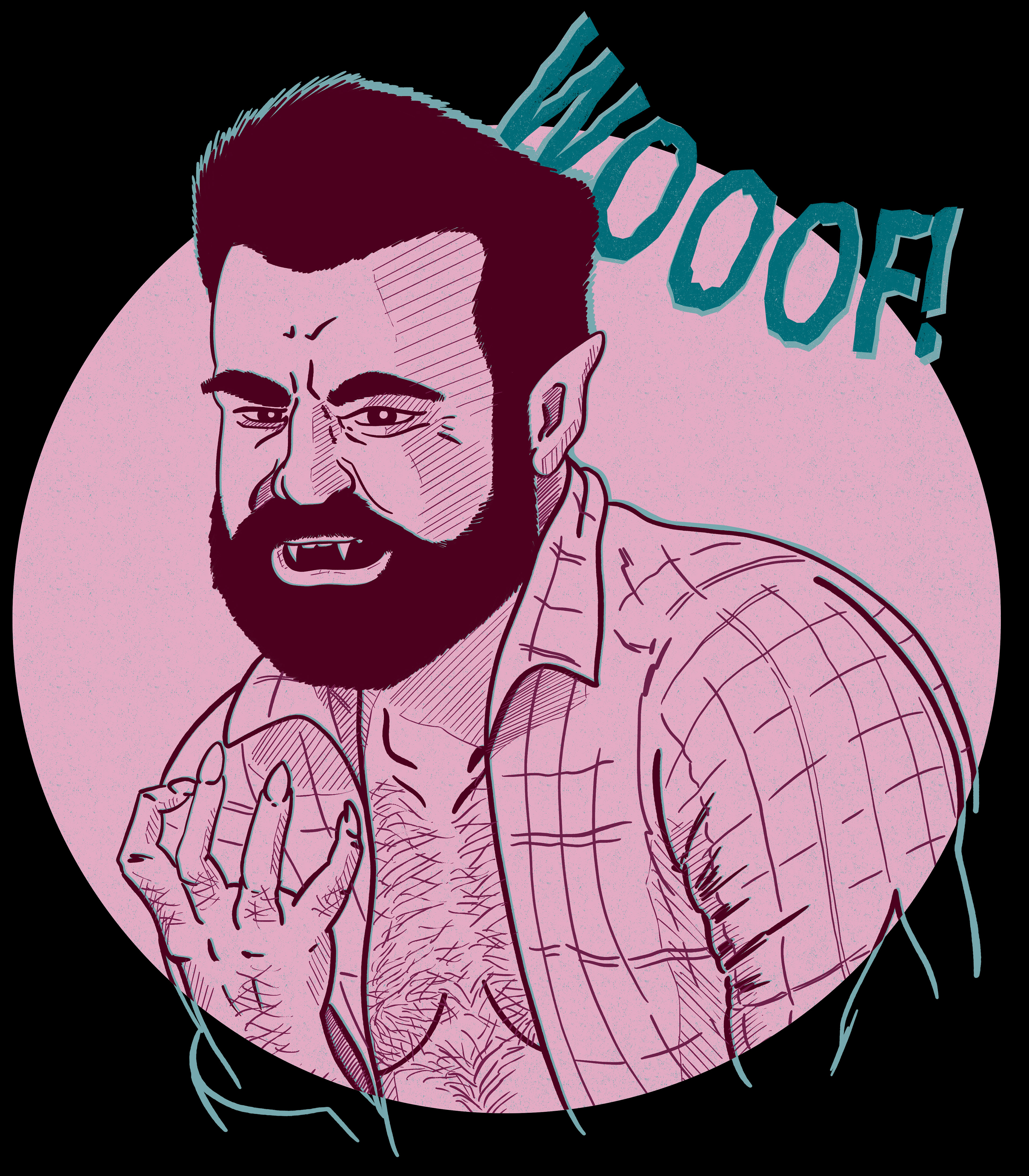 T-Shirt - Werwoof spotlight