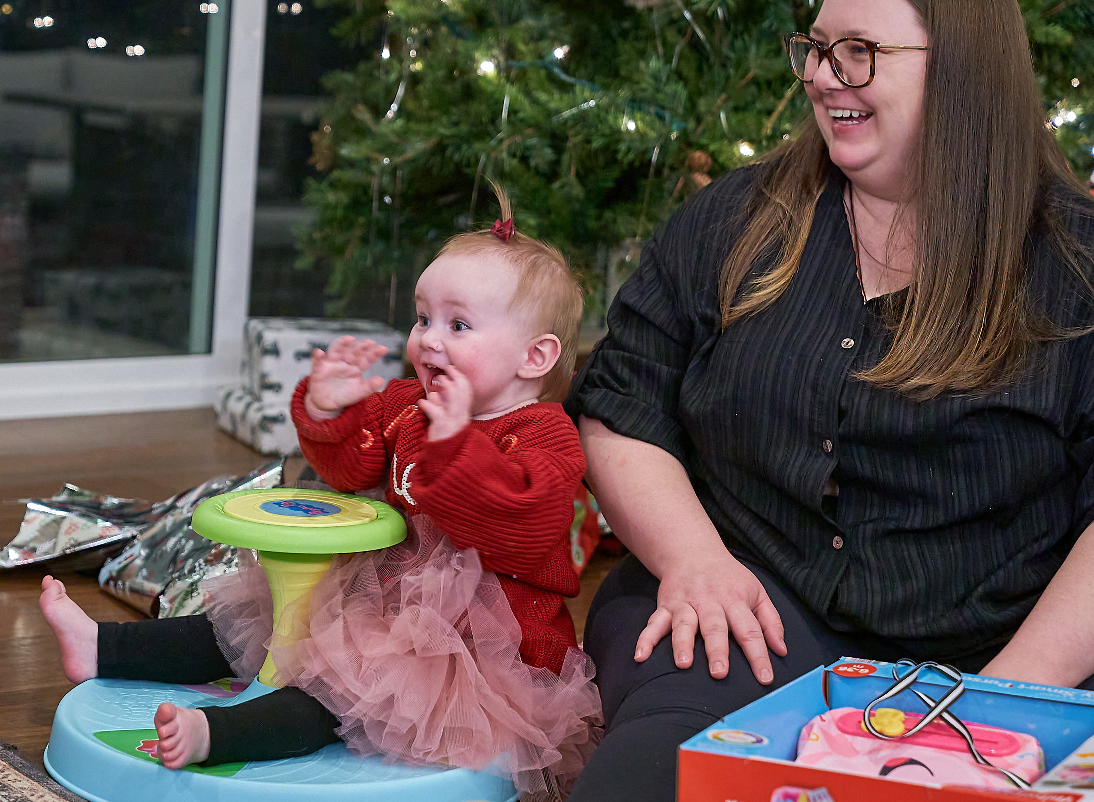 Hey Trent can you believe this fun gift from Auntie Amy? 