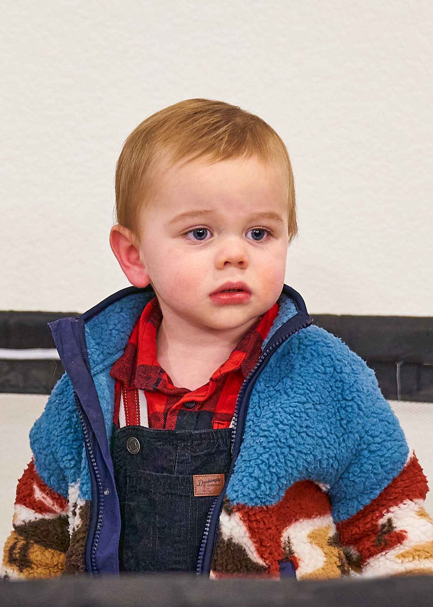 I cleaned the boy's face!