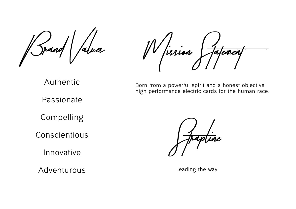 Values & Mission Statement