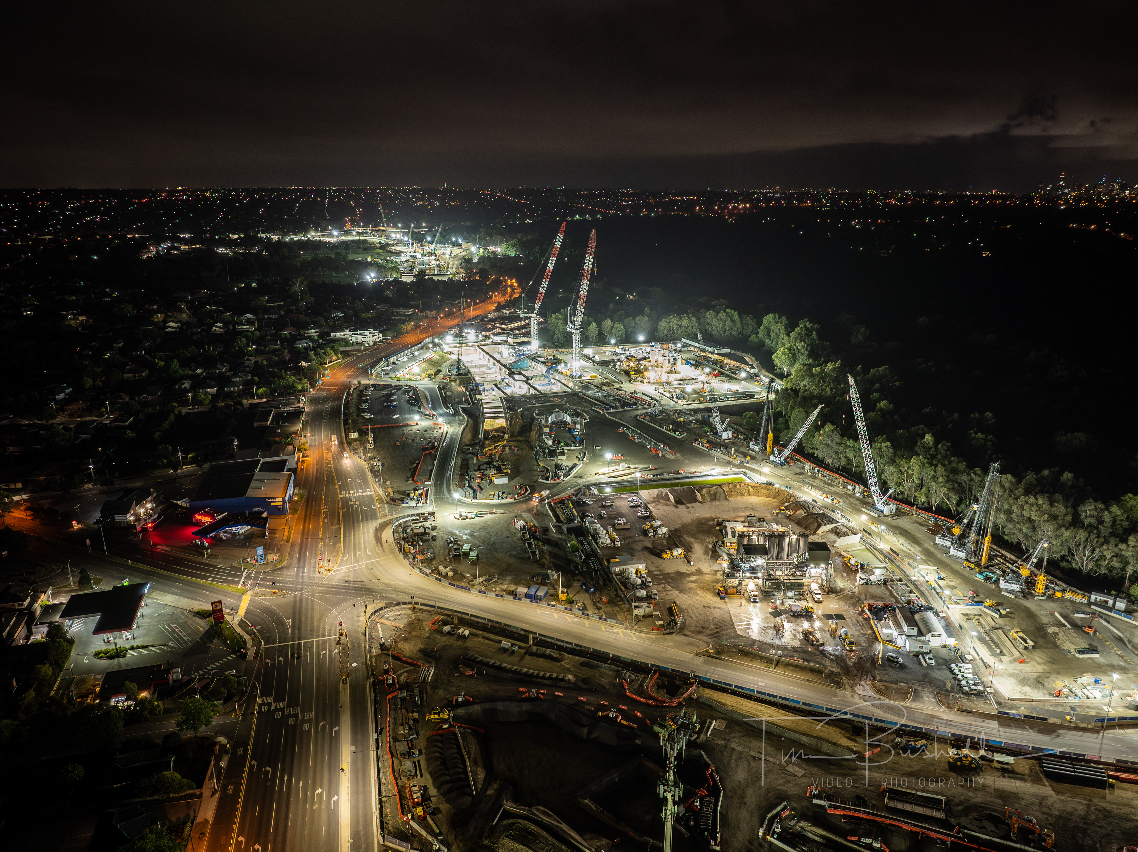 North East Link Night Works