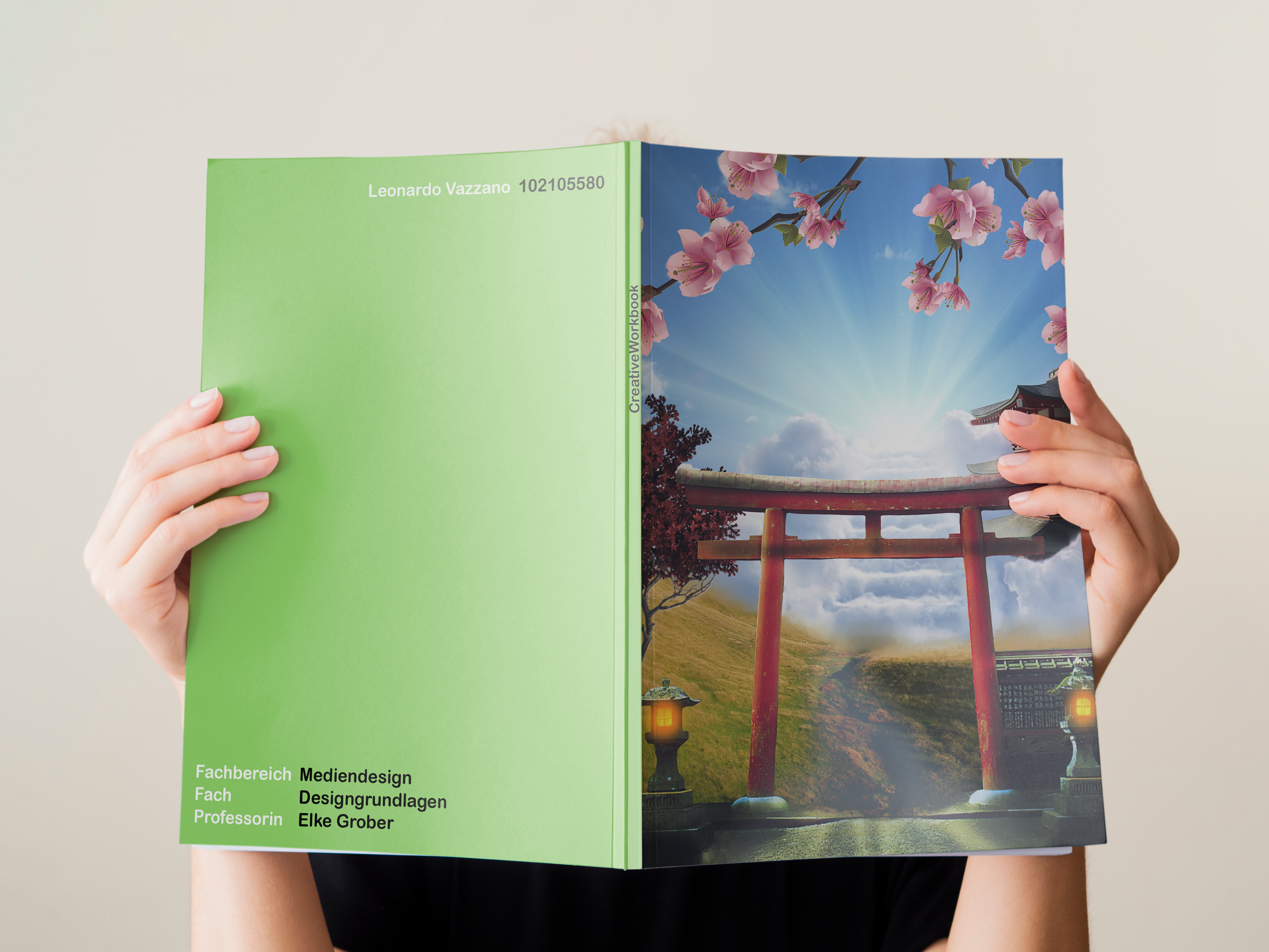 Cover für "CreativeWorkbook" - Kurs Designgrundlagen