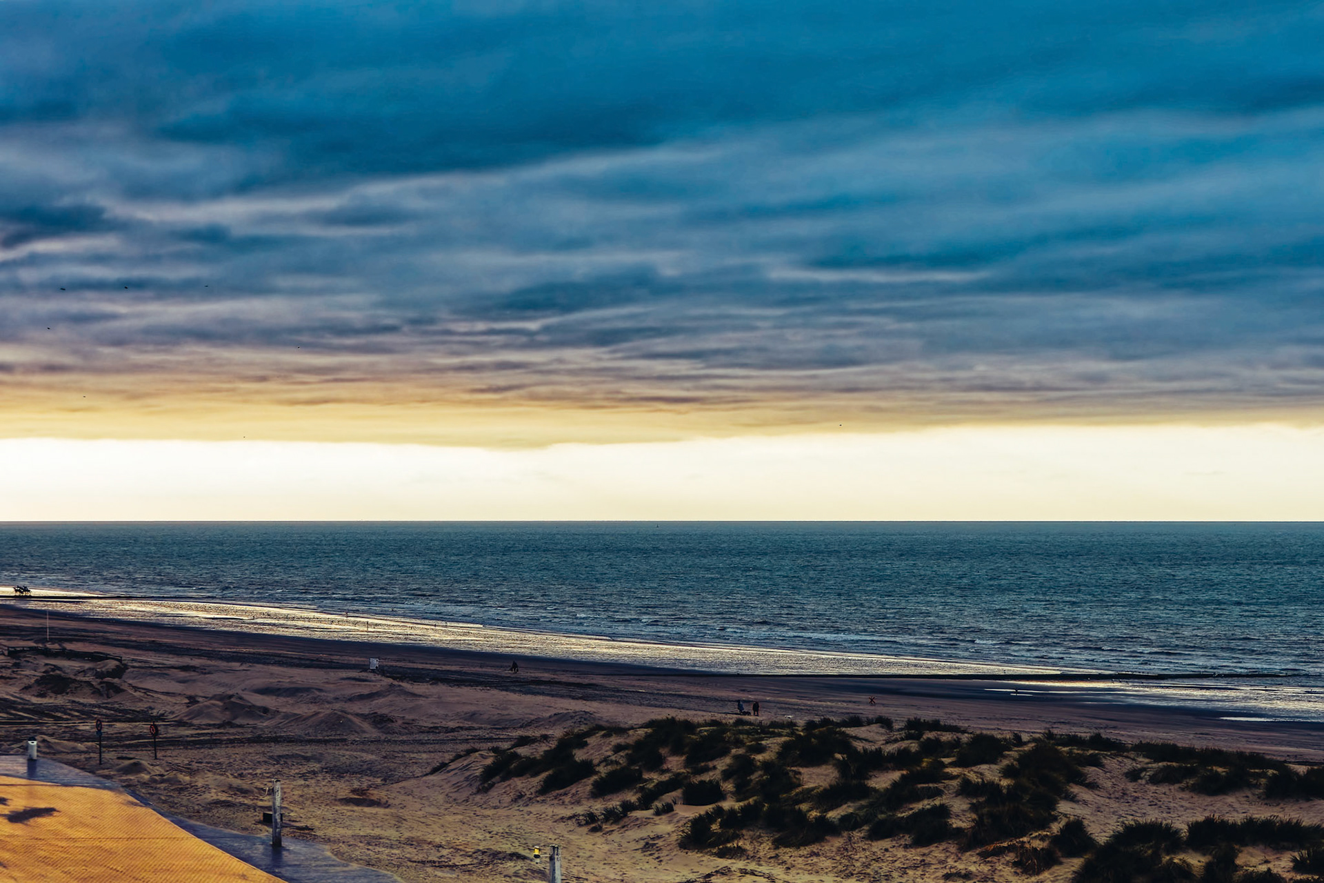 Plage de Nieuport en Belgique