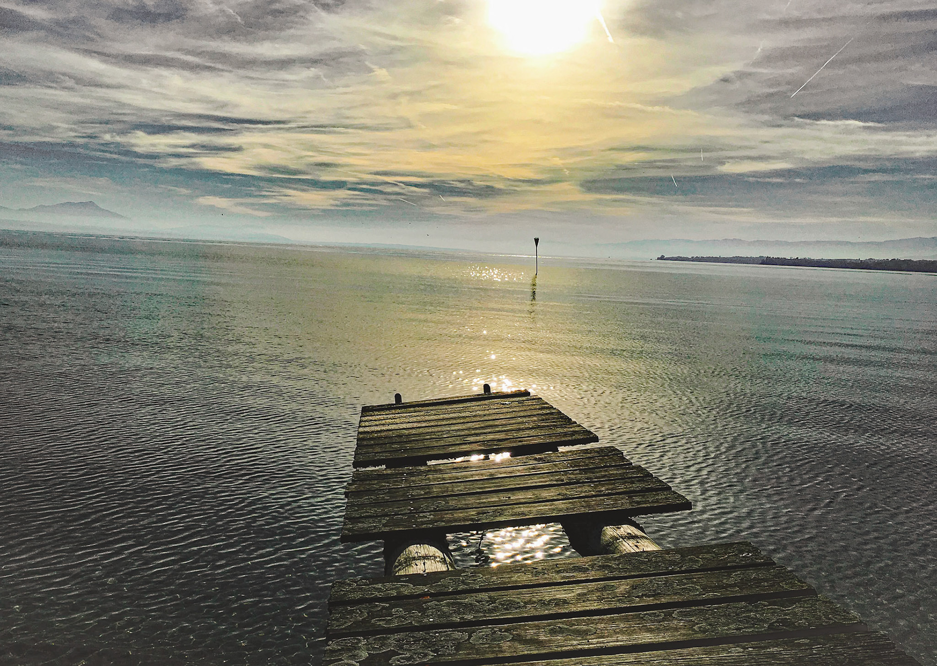 Coucher de soleil à Préverenges VD
