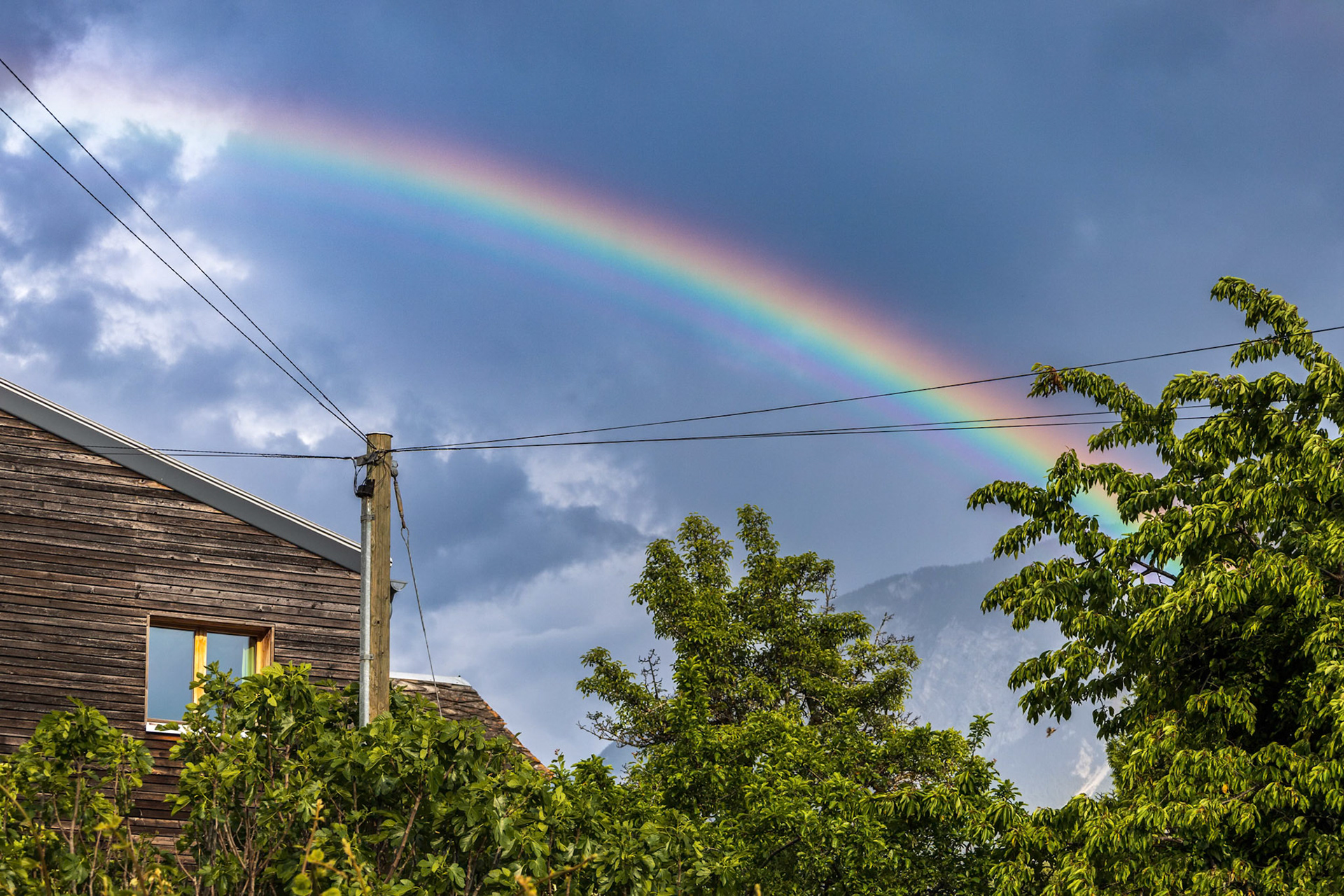 Arc-en-ciel à Miège