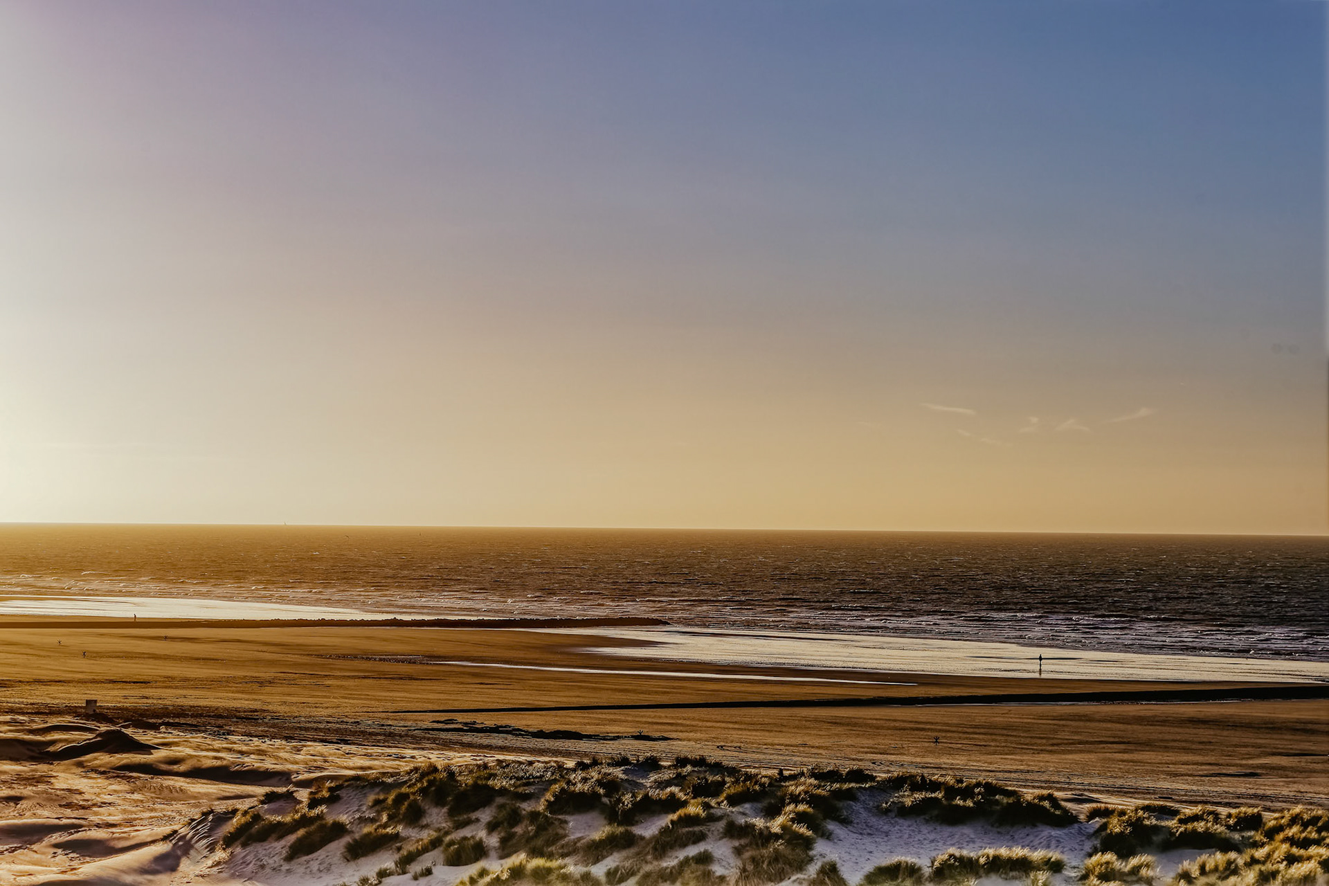 Plage de Nieuport en Belgique