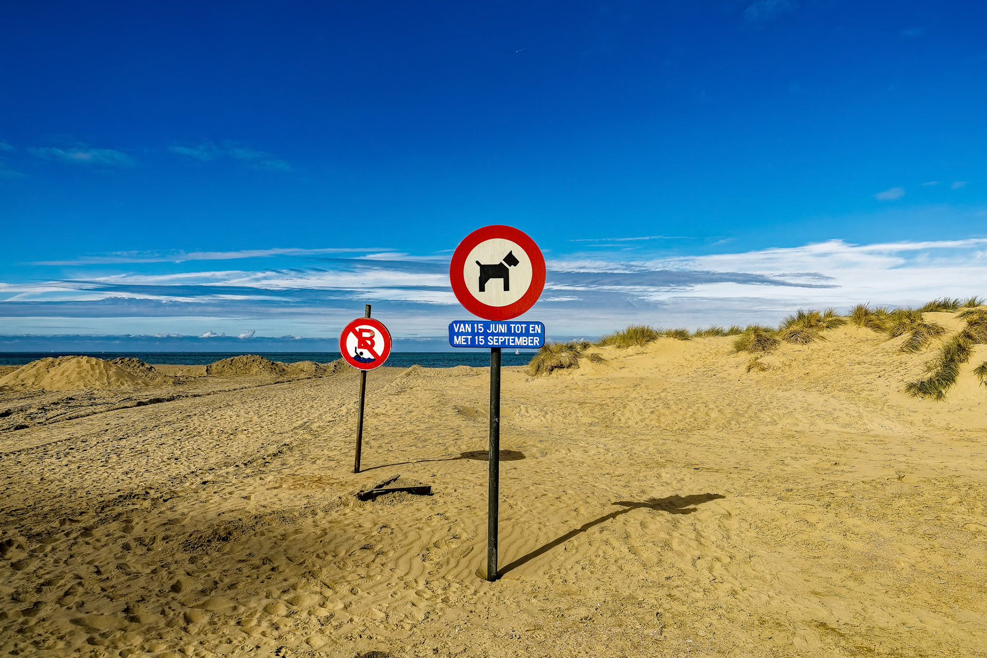 Plage de Nieuport en Belgique