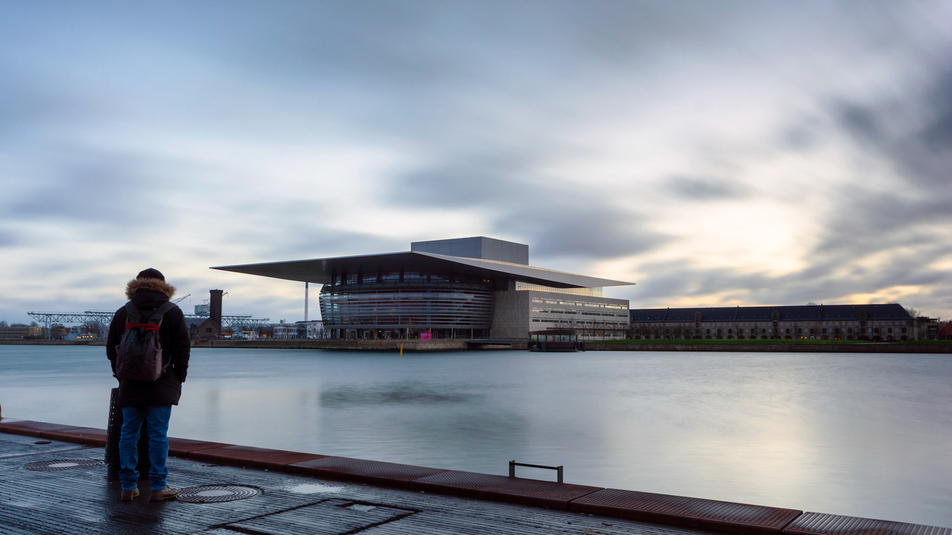 witnessing beautiful sunrise in copehagen