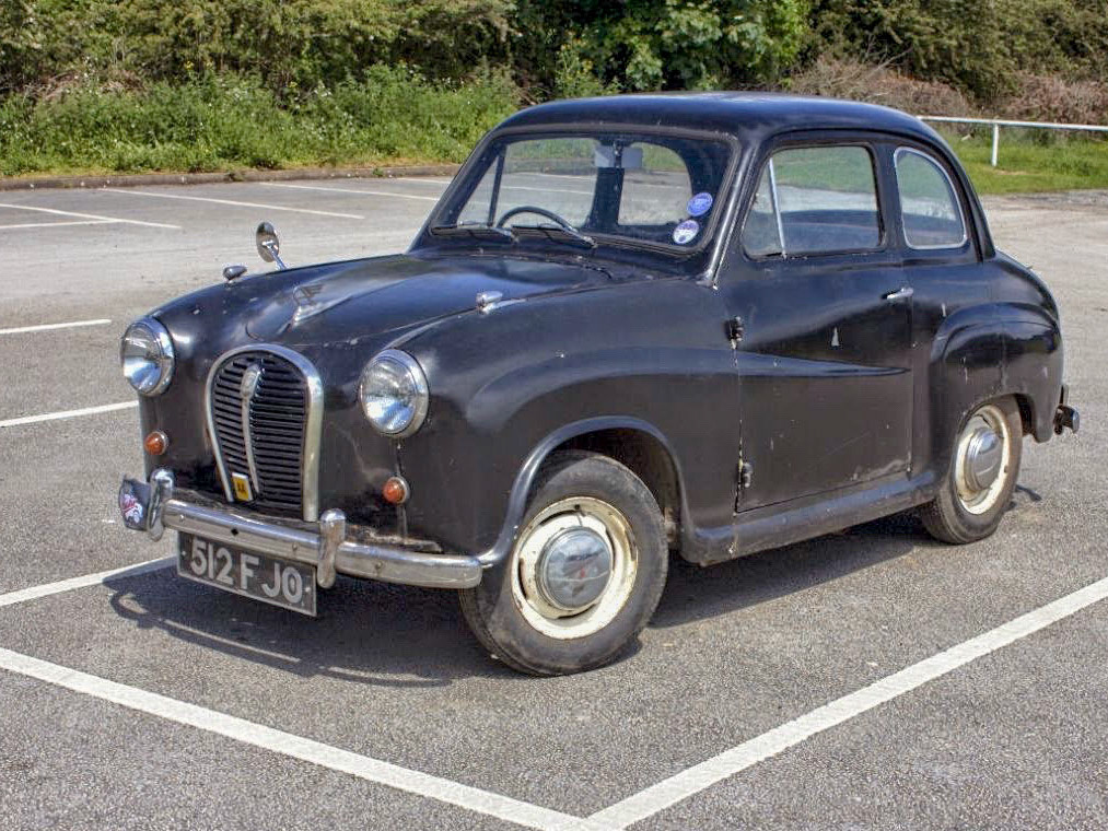 Percy in the car park at Austin A30-A35 Rally 2012 (Lichfield)