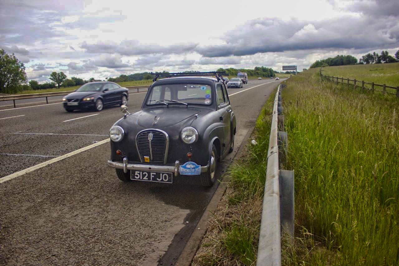 Broken down on motorway