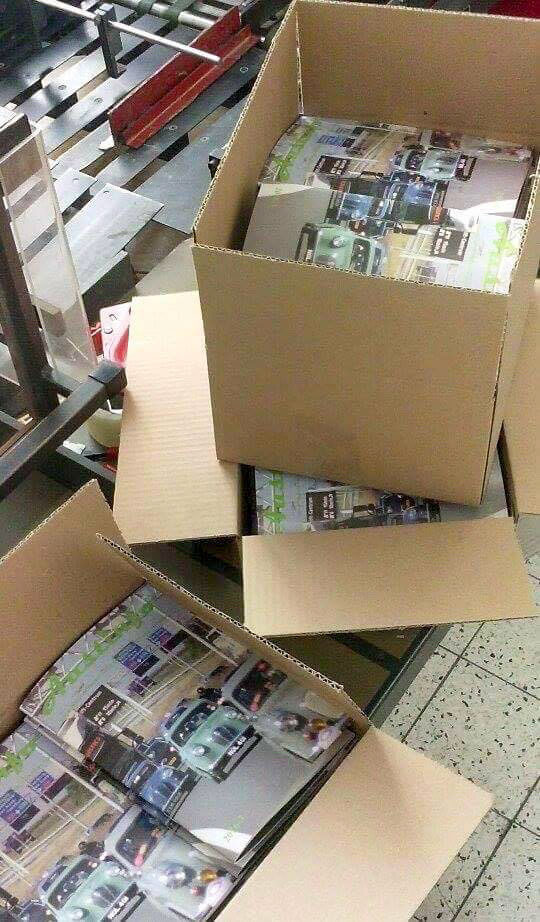 My photograph from The Netherlands europe trip being used as the front cover photo for Austinfo