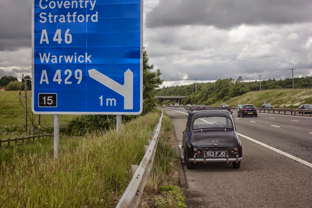 Broken down on motorway