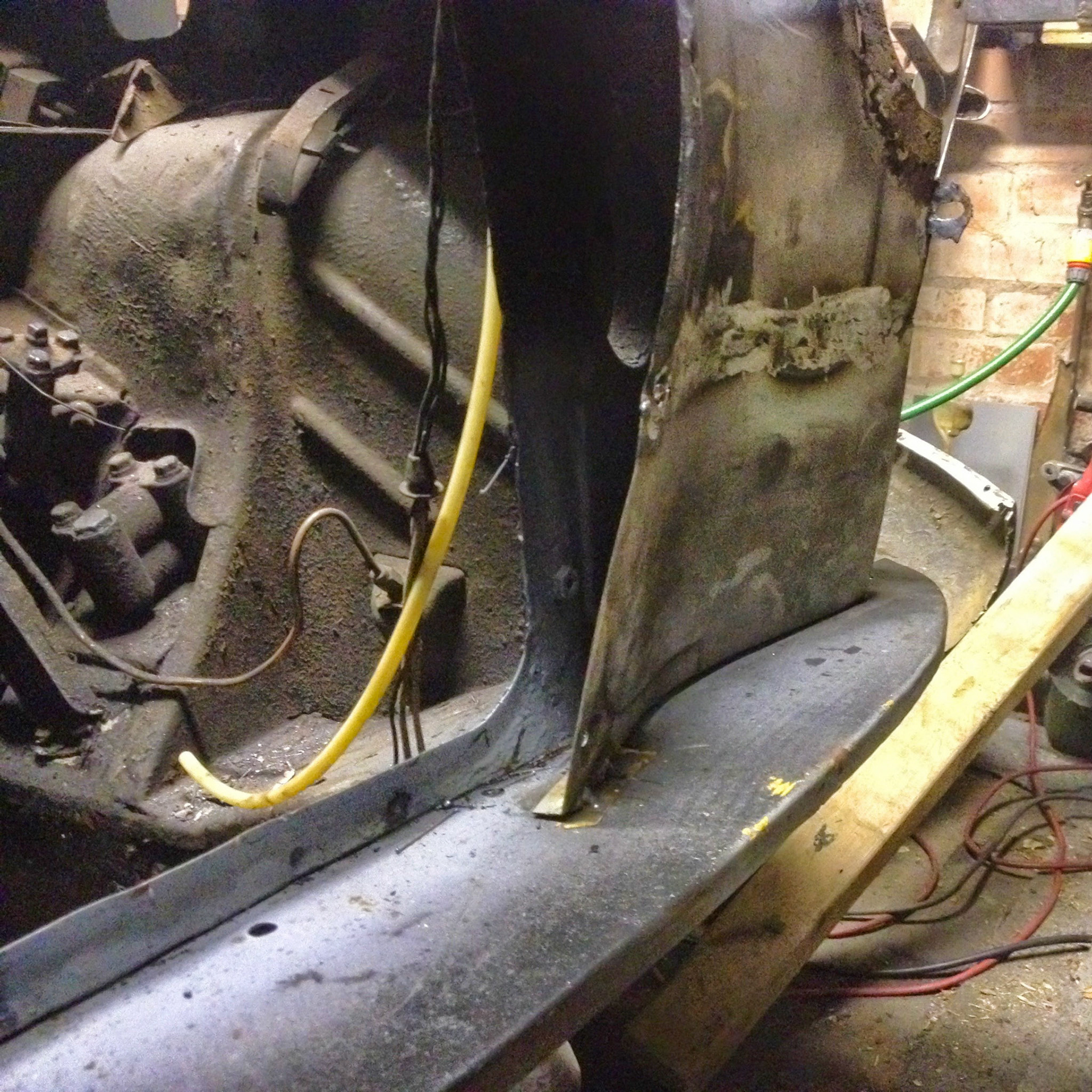 Bodywork on Percy at Karens