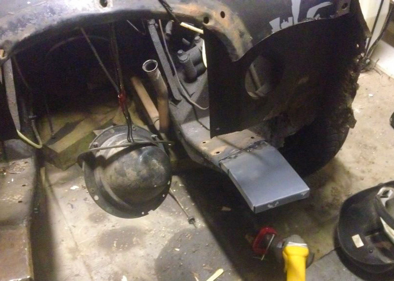 Panel welding on Percy