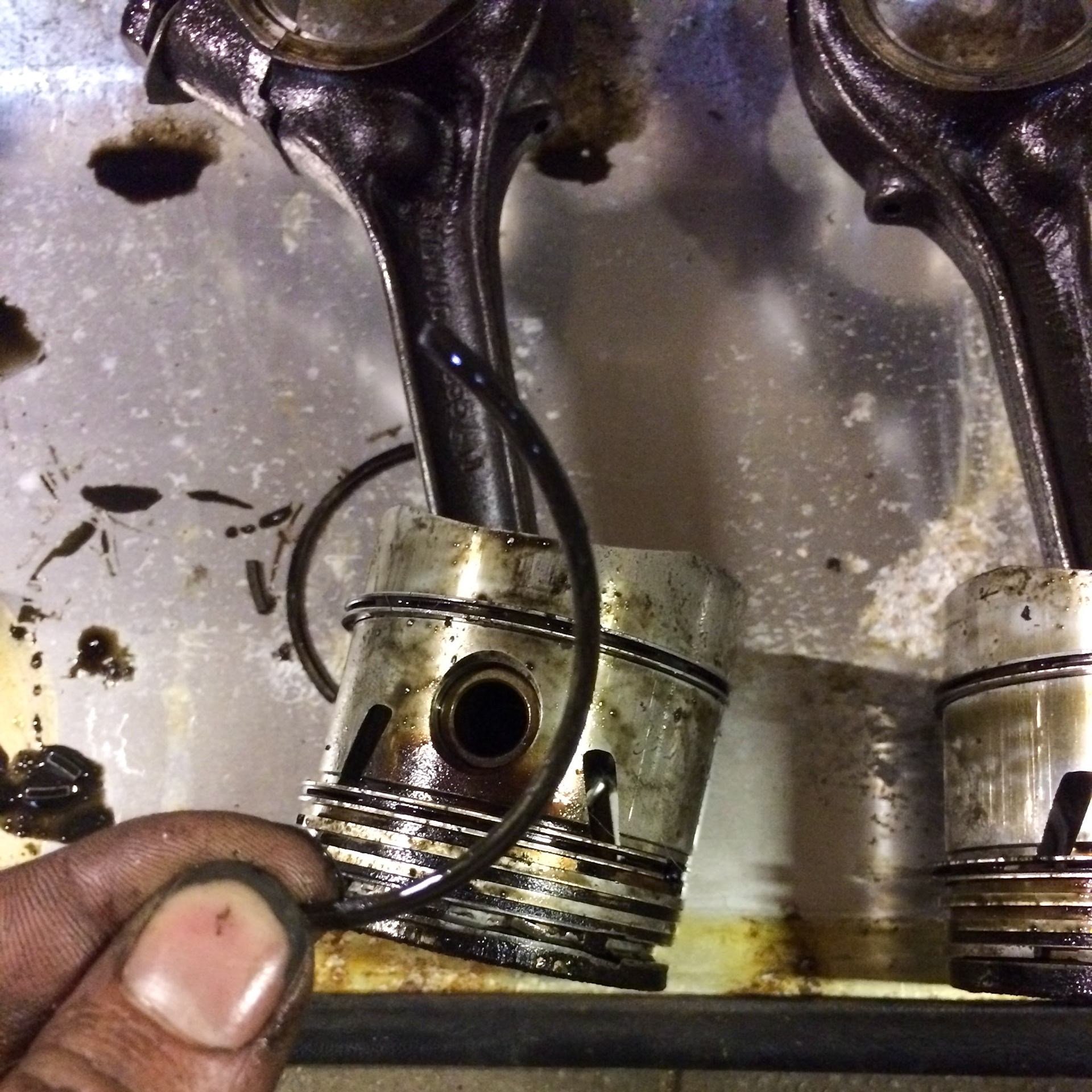 Percy's engine at Karen's