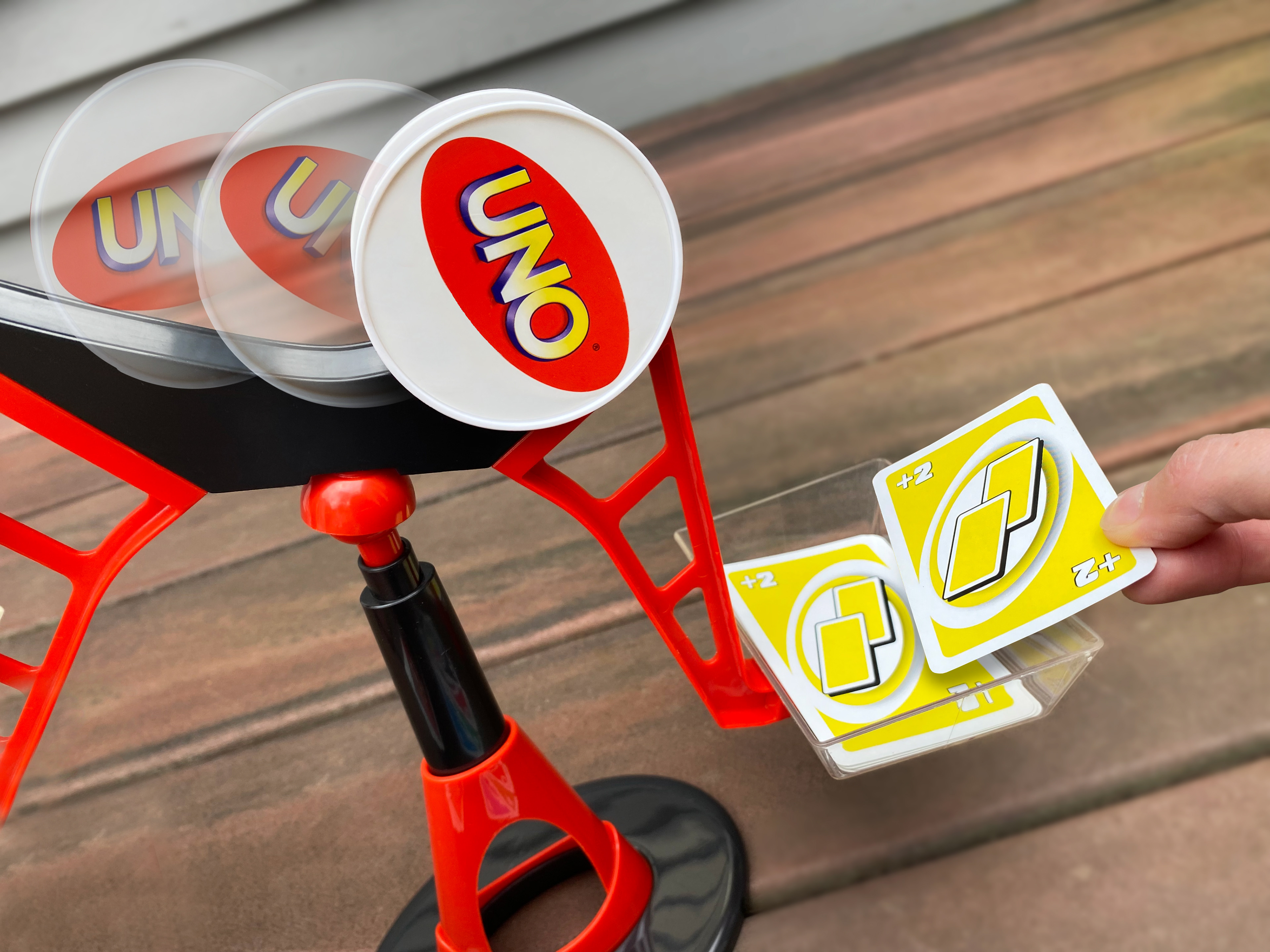 Watch out when adding a card to a tray!