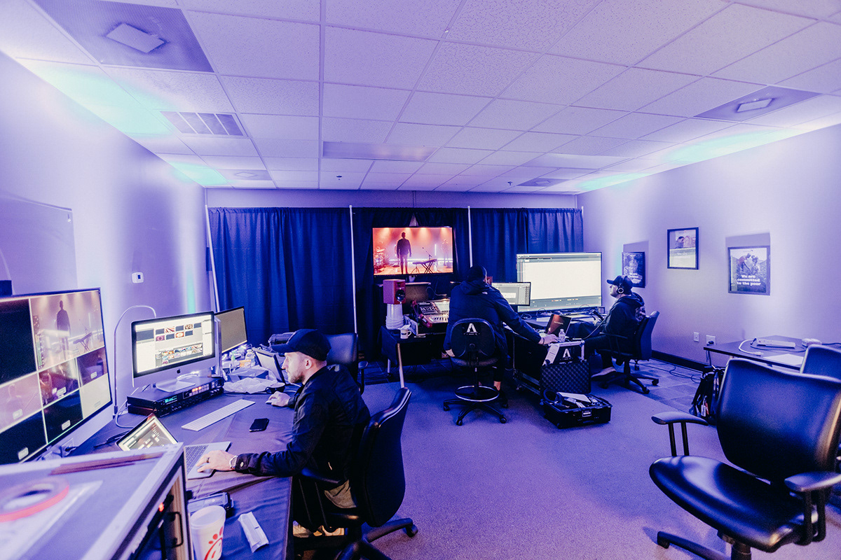 Virtual Event – AV Control Room
