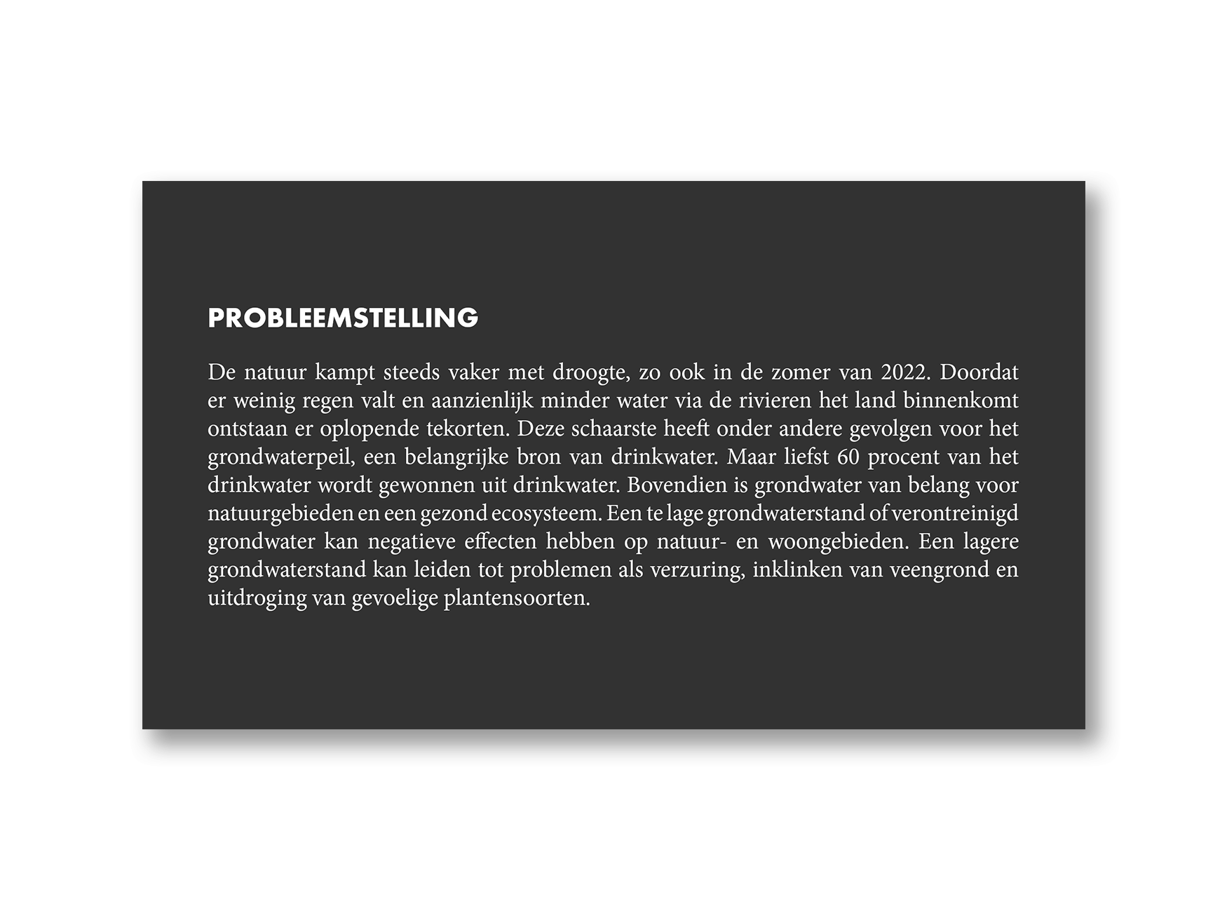 Probleemstelling
