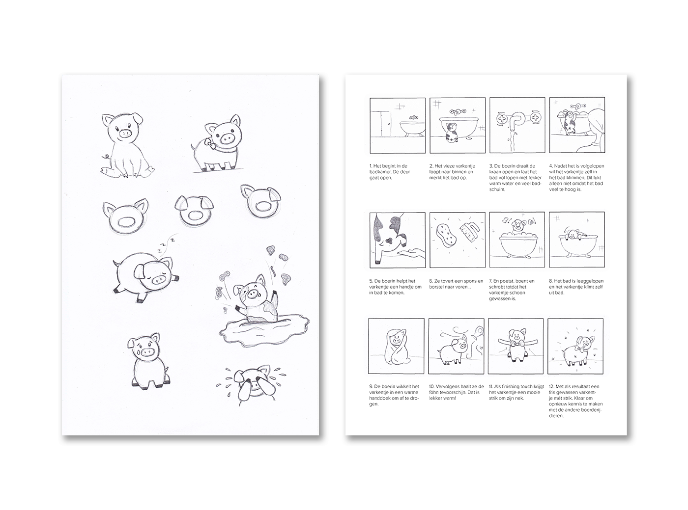 Schetsen & storyboard