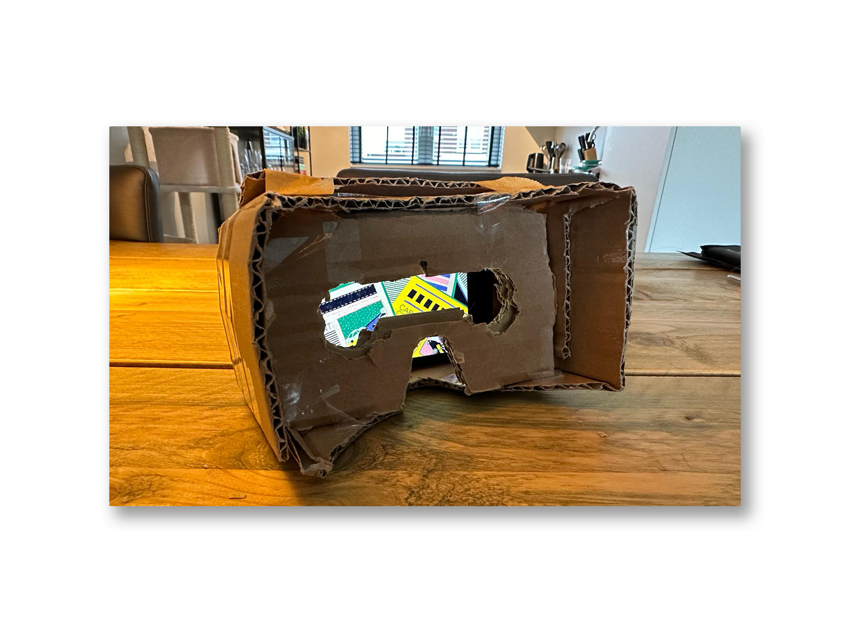 Kartonnen VR-bril