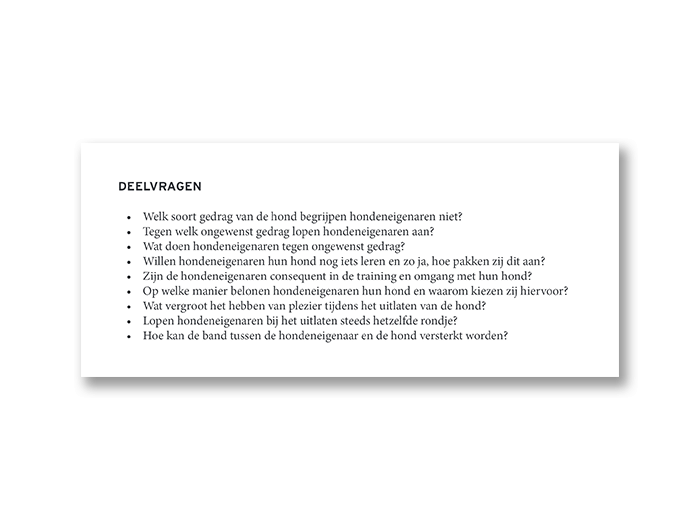 Deelvragen