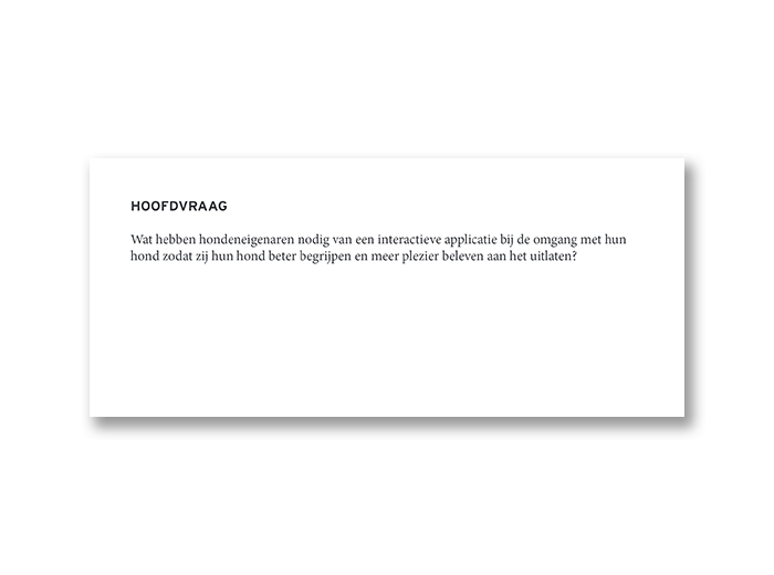 Hoofdvraag