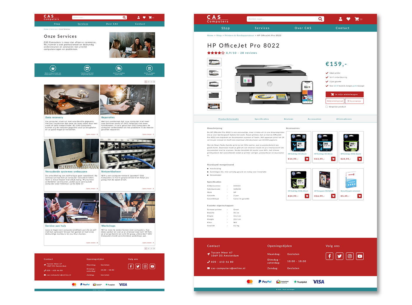 High-fidelity prototypes