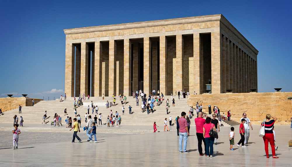 Anıtkabir is the mausoleum of Mustafa Kemal Atatürk