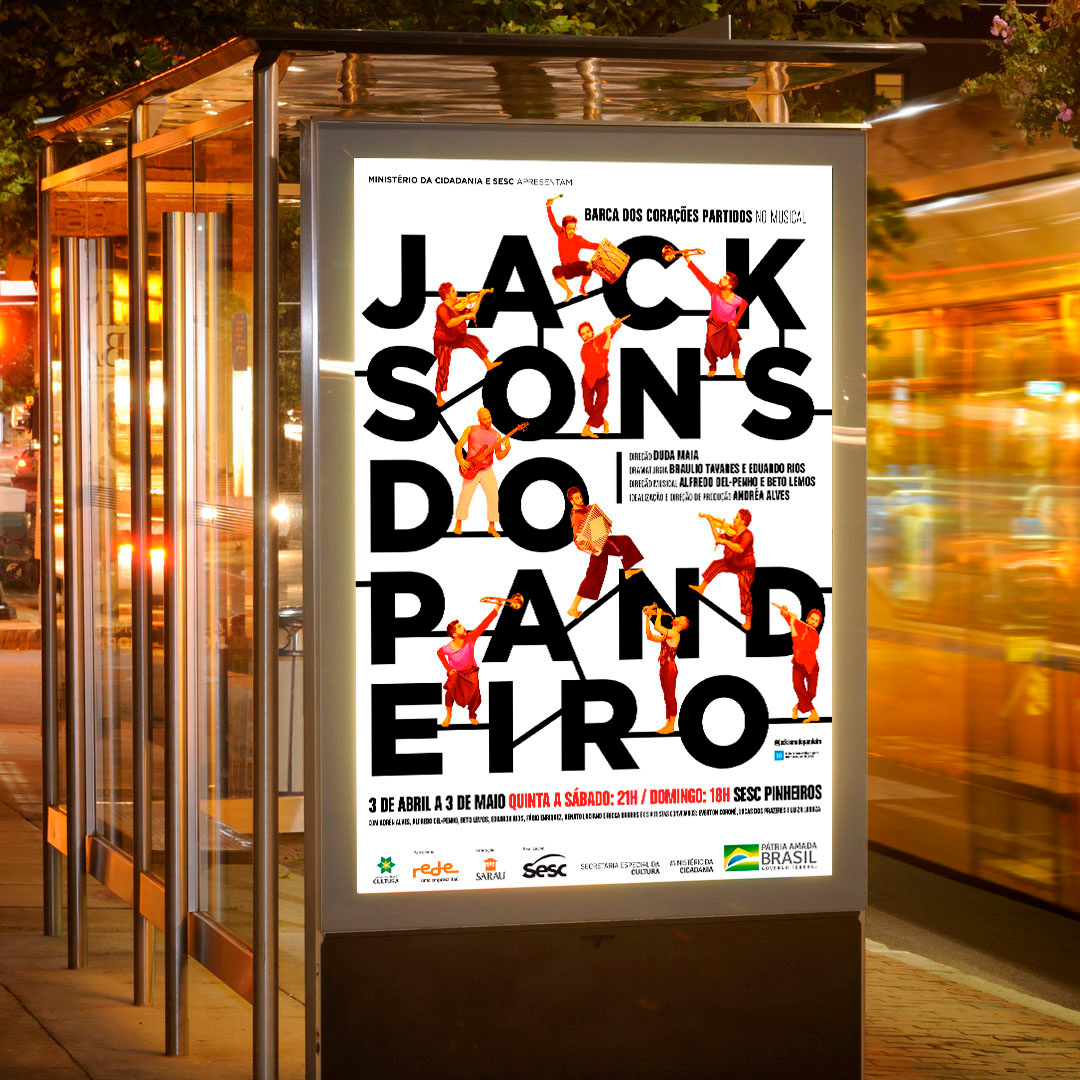 Jacksons (musical). Cliente: Sarau. 2020