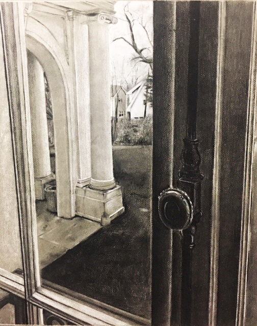 Out The Window | Charcoal 18 x 24in