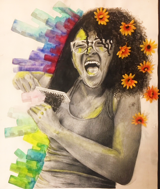 Self Portrait | Graphite & Watercolor