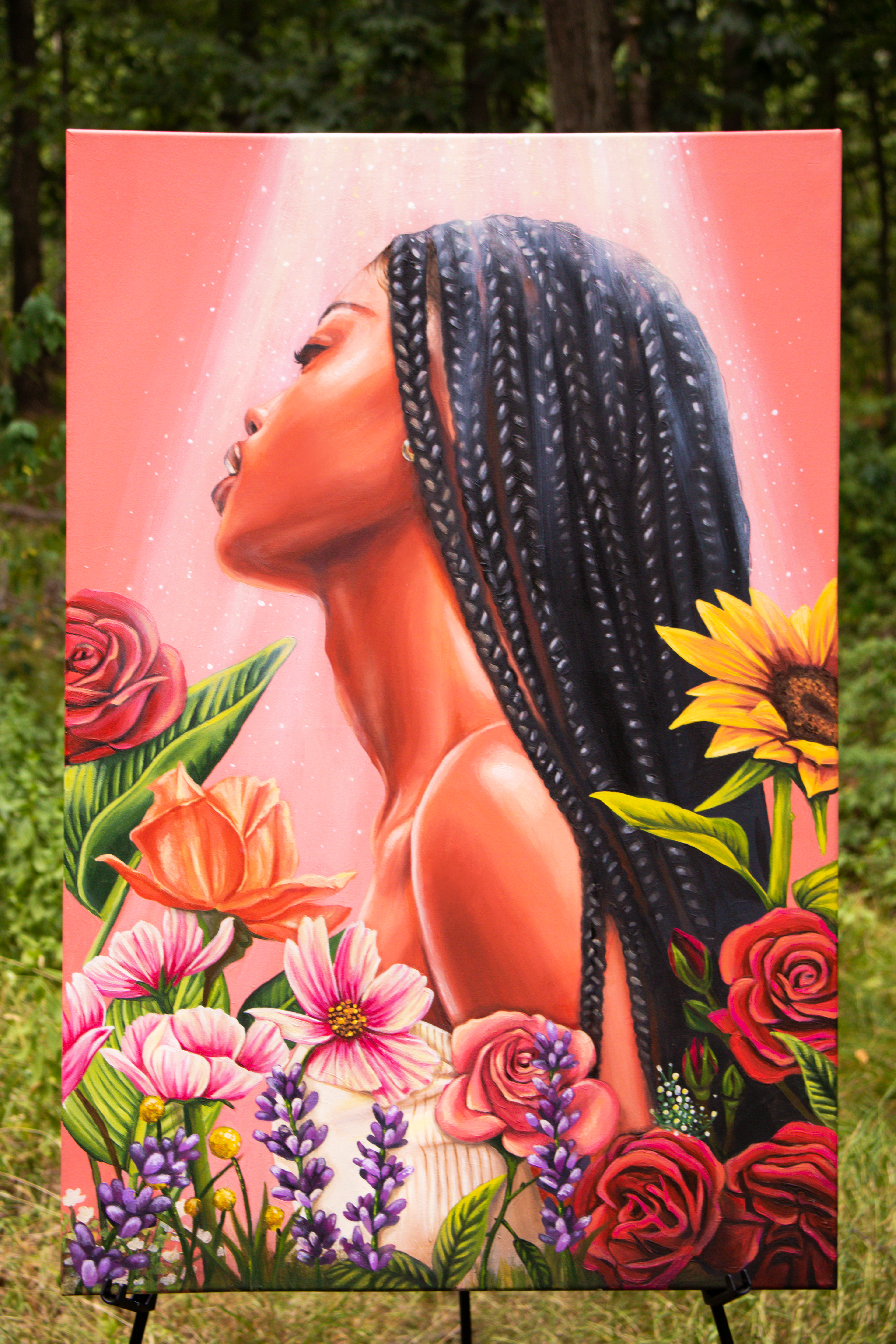 Divinely Guided, Obliged to Bloom | 24 x 36"