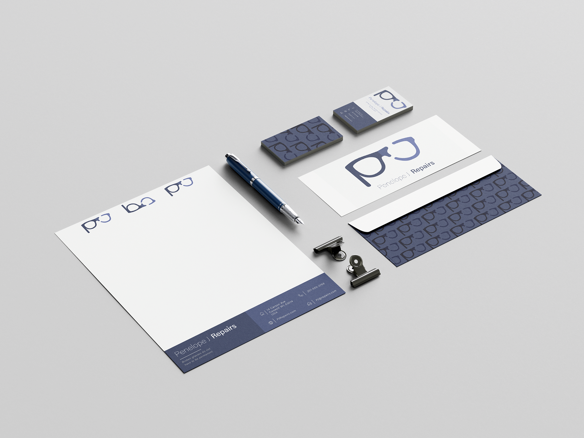 Penelope J Repairs Stationary