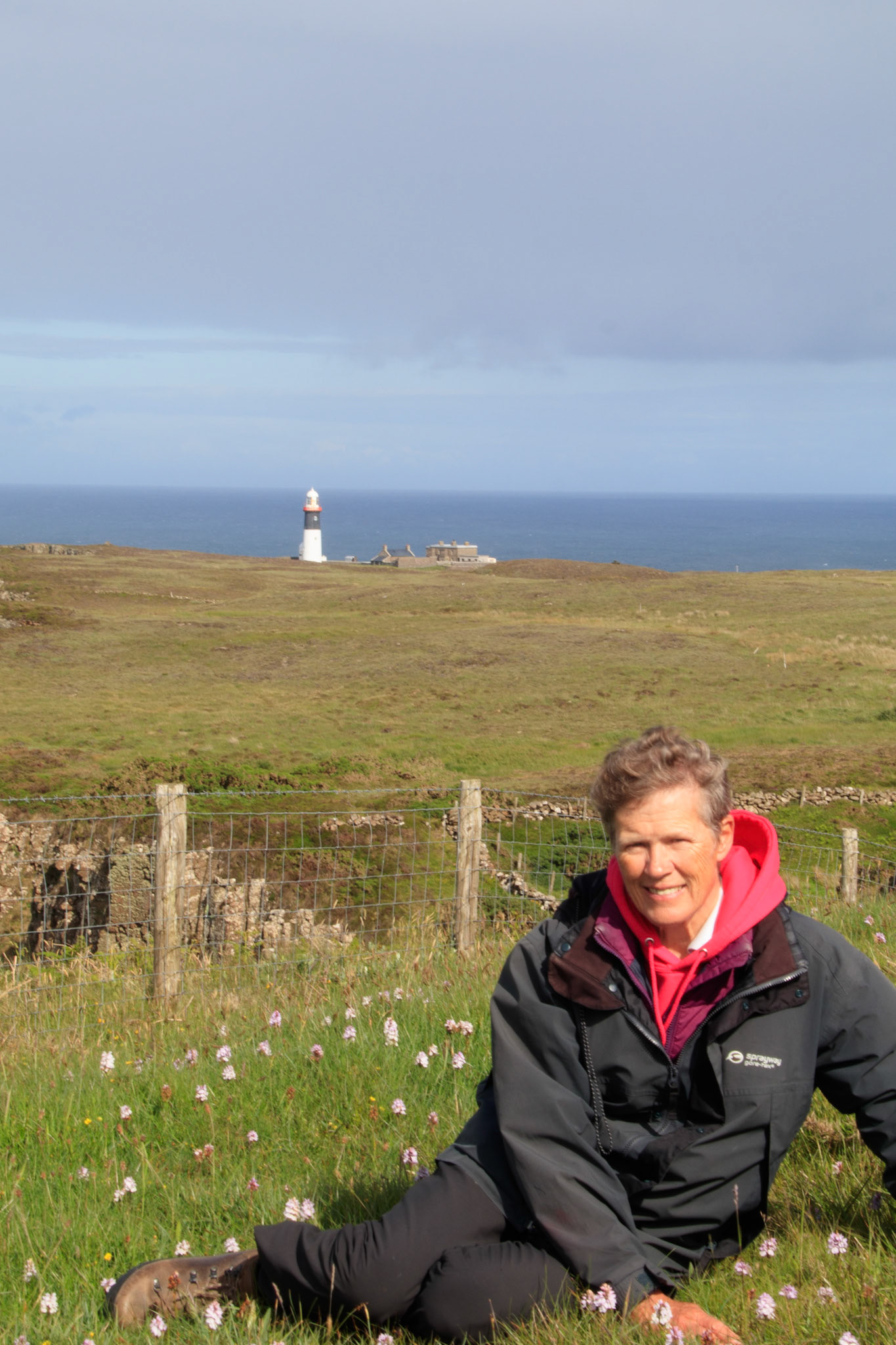 Orchids and Ali with the East coast Lighthouse