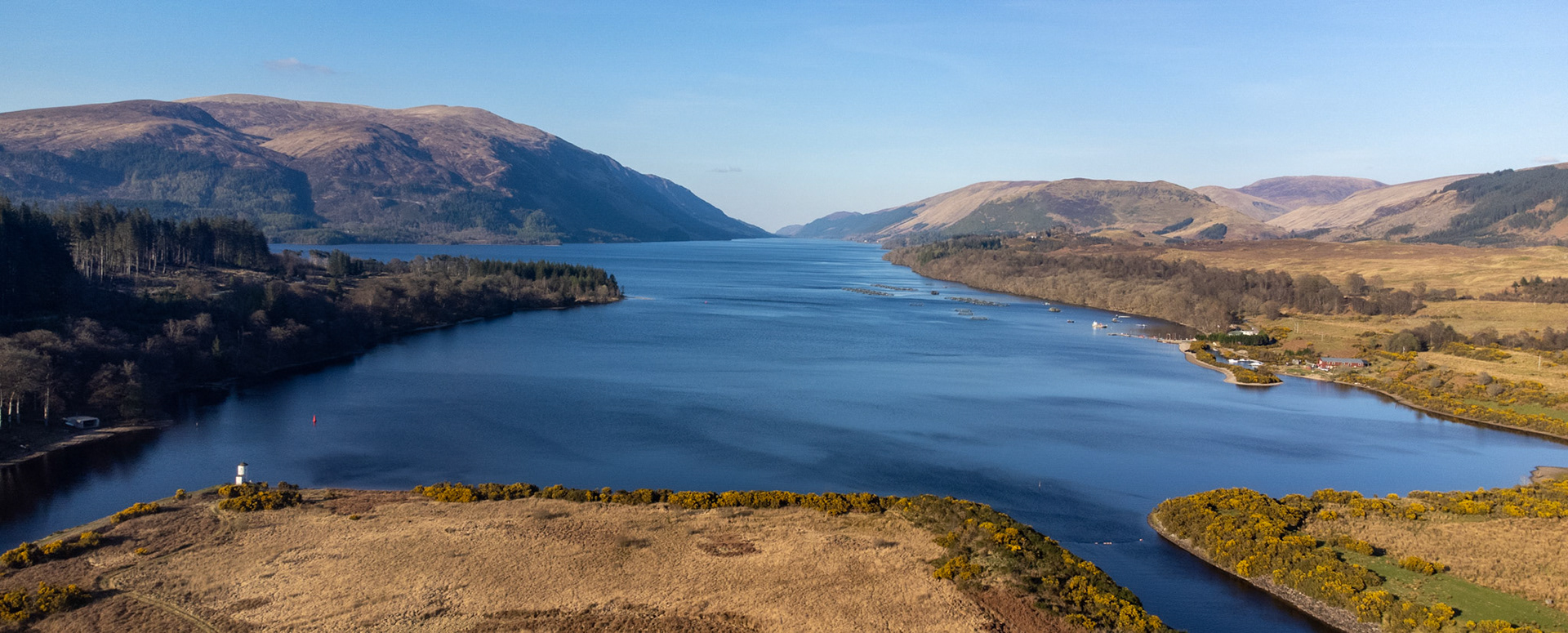 Looking north up Loch Lochy
