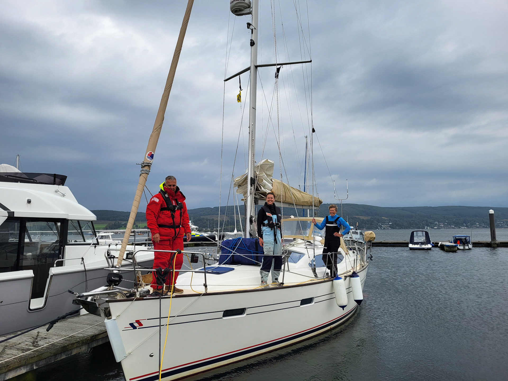 Phew - tied up in Rhu