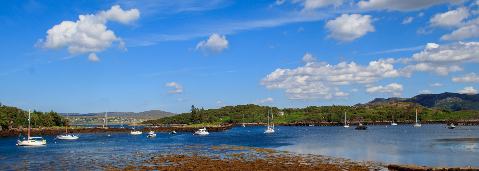 Sunny Scotland - badachro bay on sunday