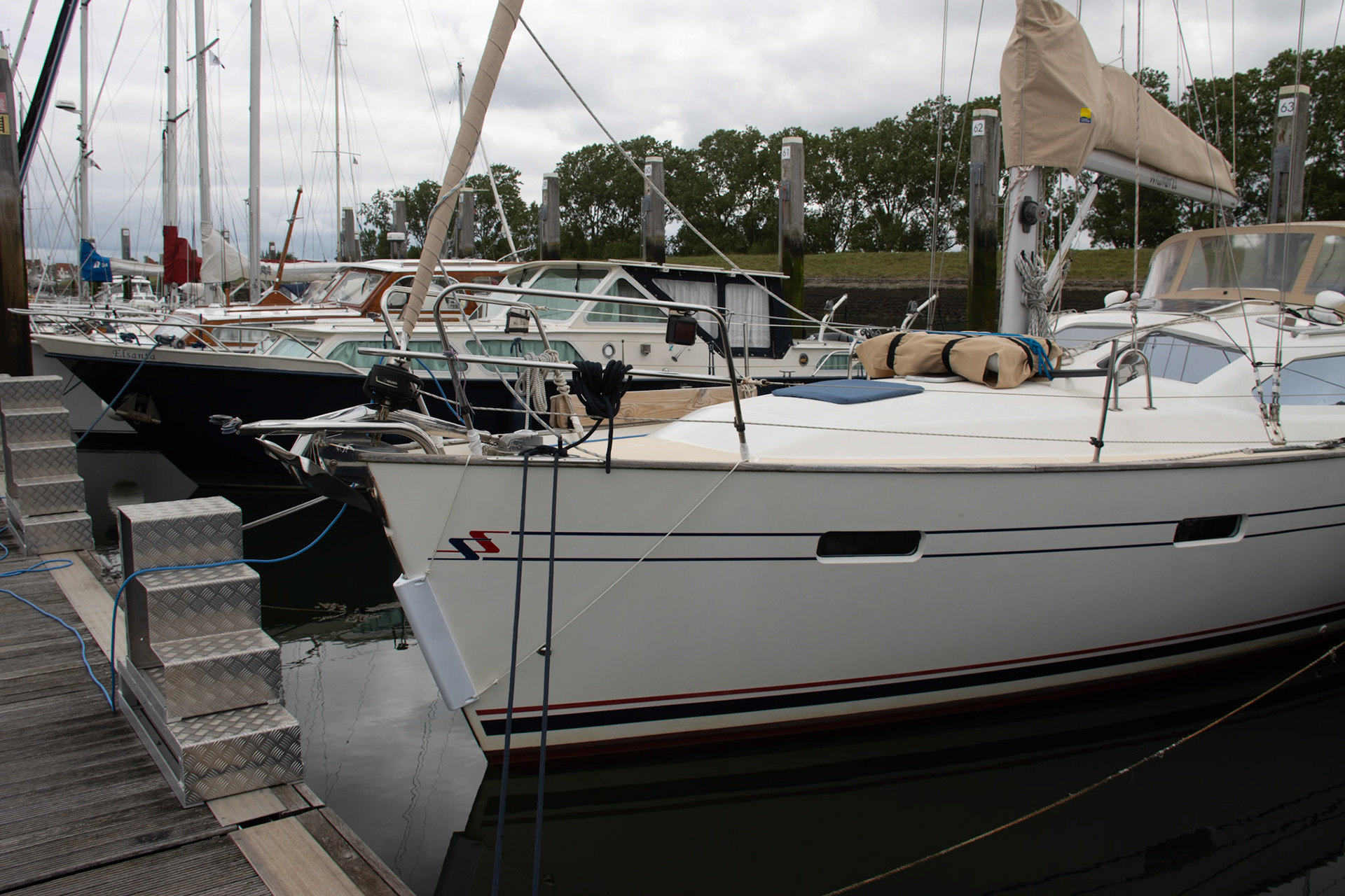 At Zierikzee yacht club