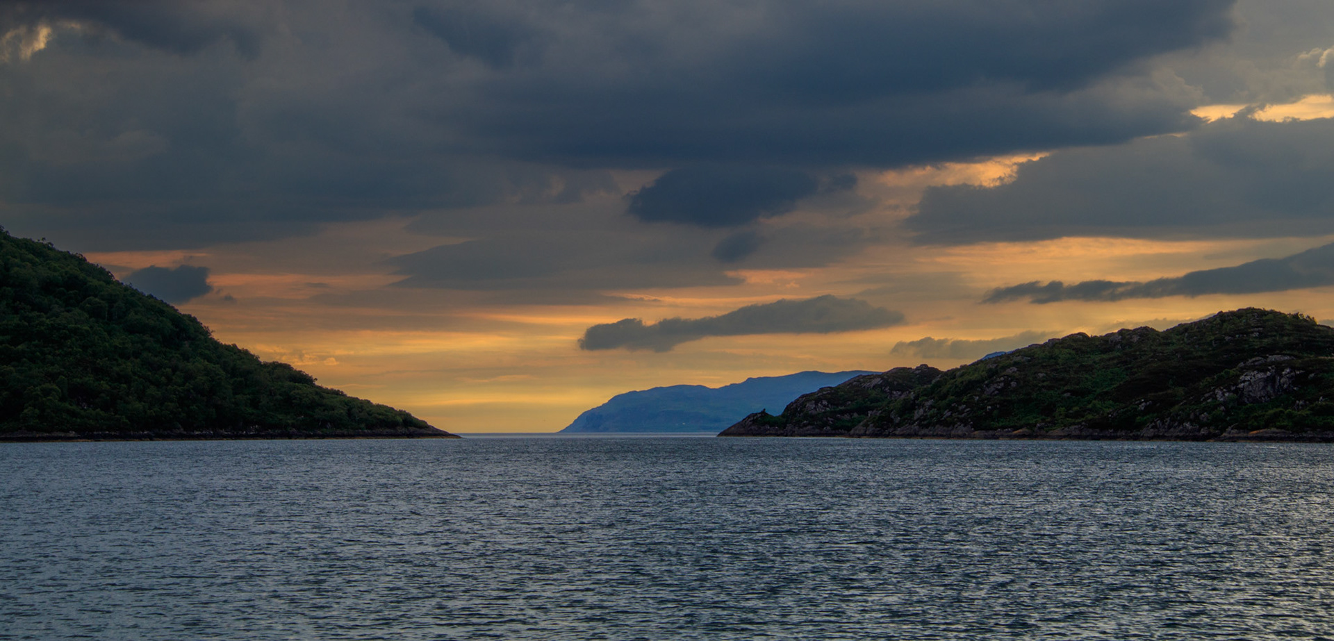 Moody sunset
