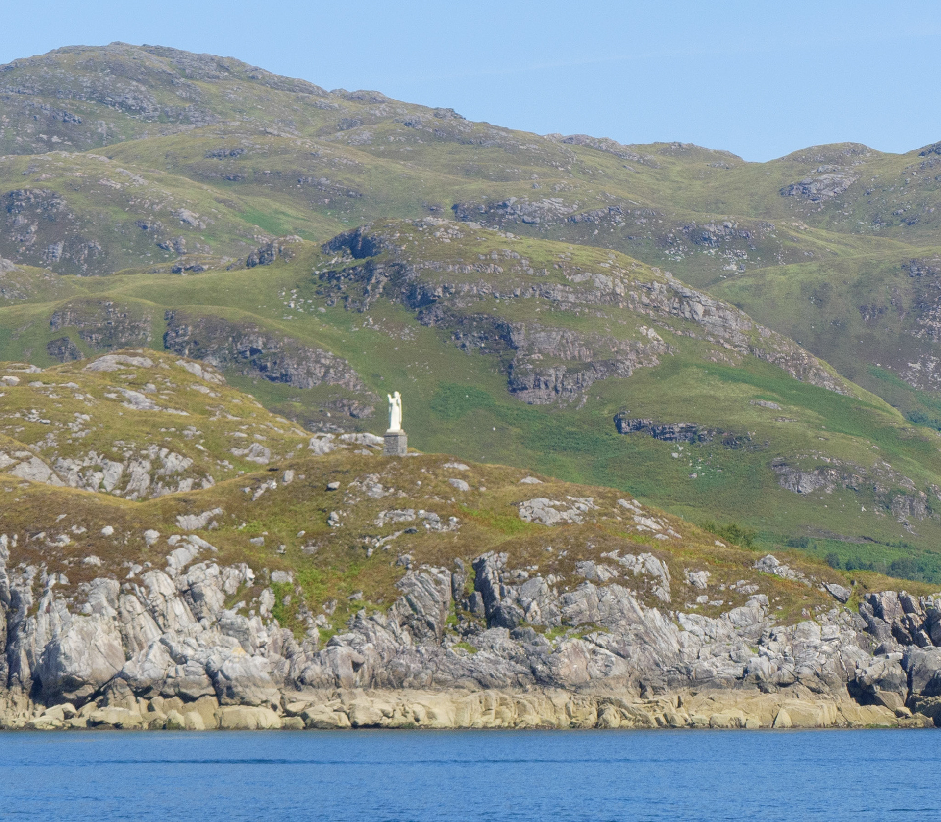 Statue approaching Inverie