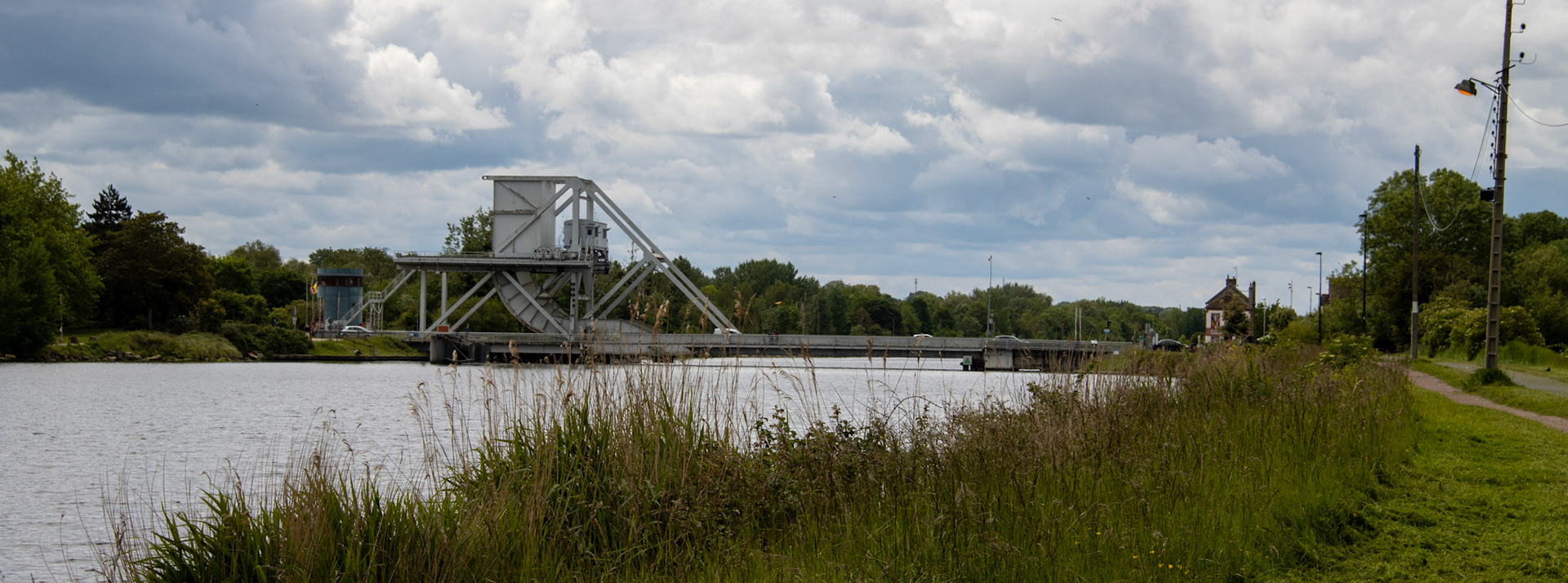 The replaced Pegasus Bridge